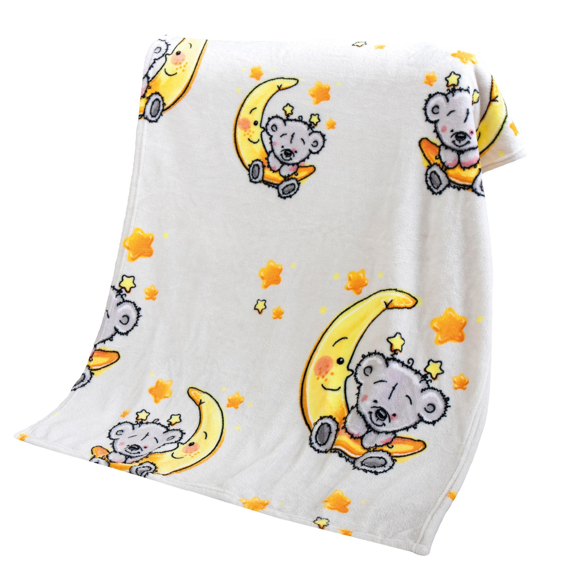 Babydecke Fleece Decke, Bestlivings, Baby Kuscheldecke 75x100 cm - vers. Motive