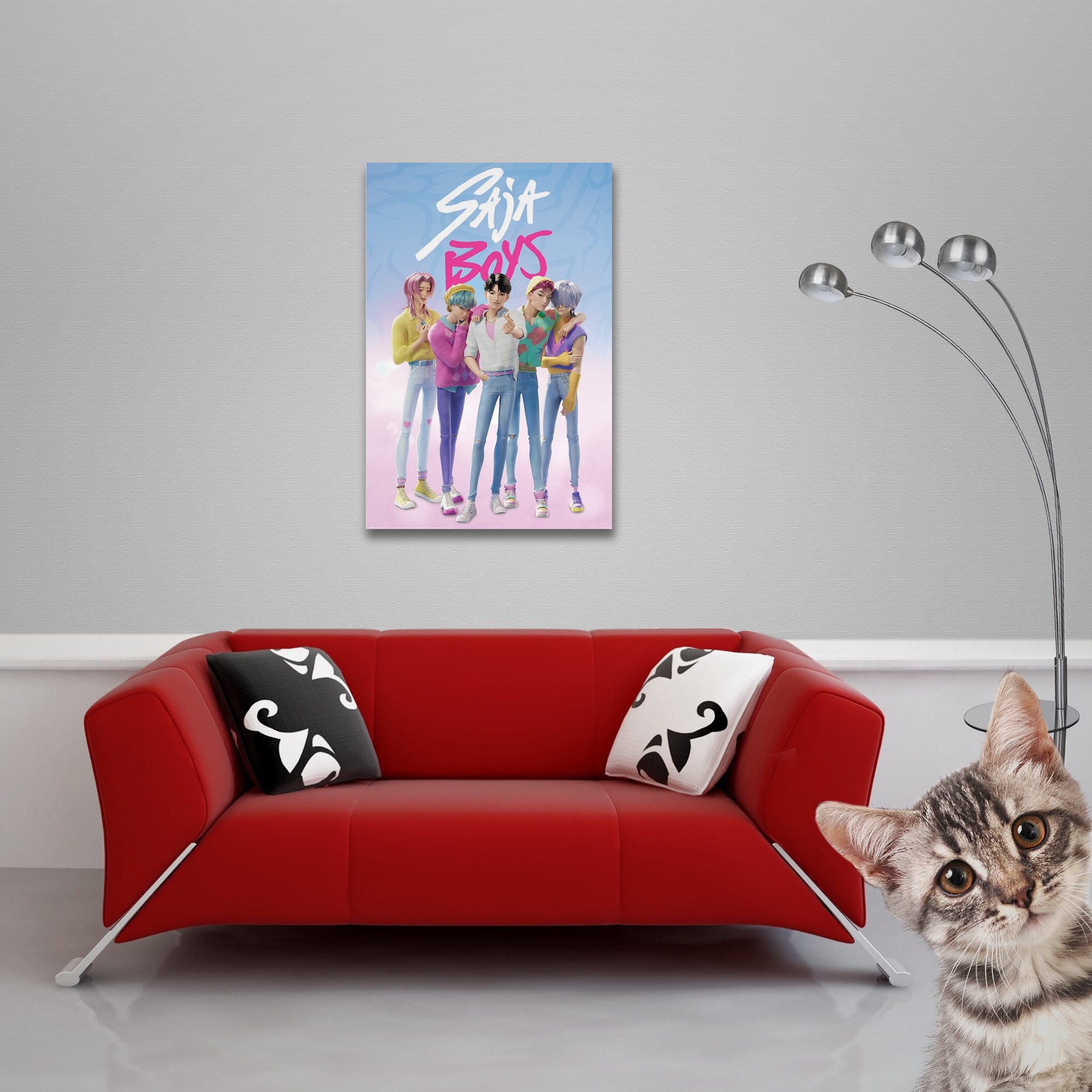 Poster K-Pop Demon Hunters - Saja Boys - Poster 61x91,5 cm günstig online kaufen