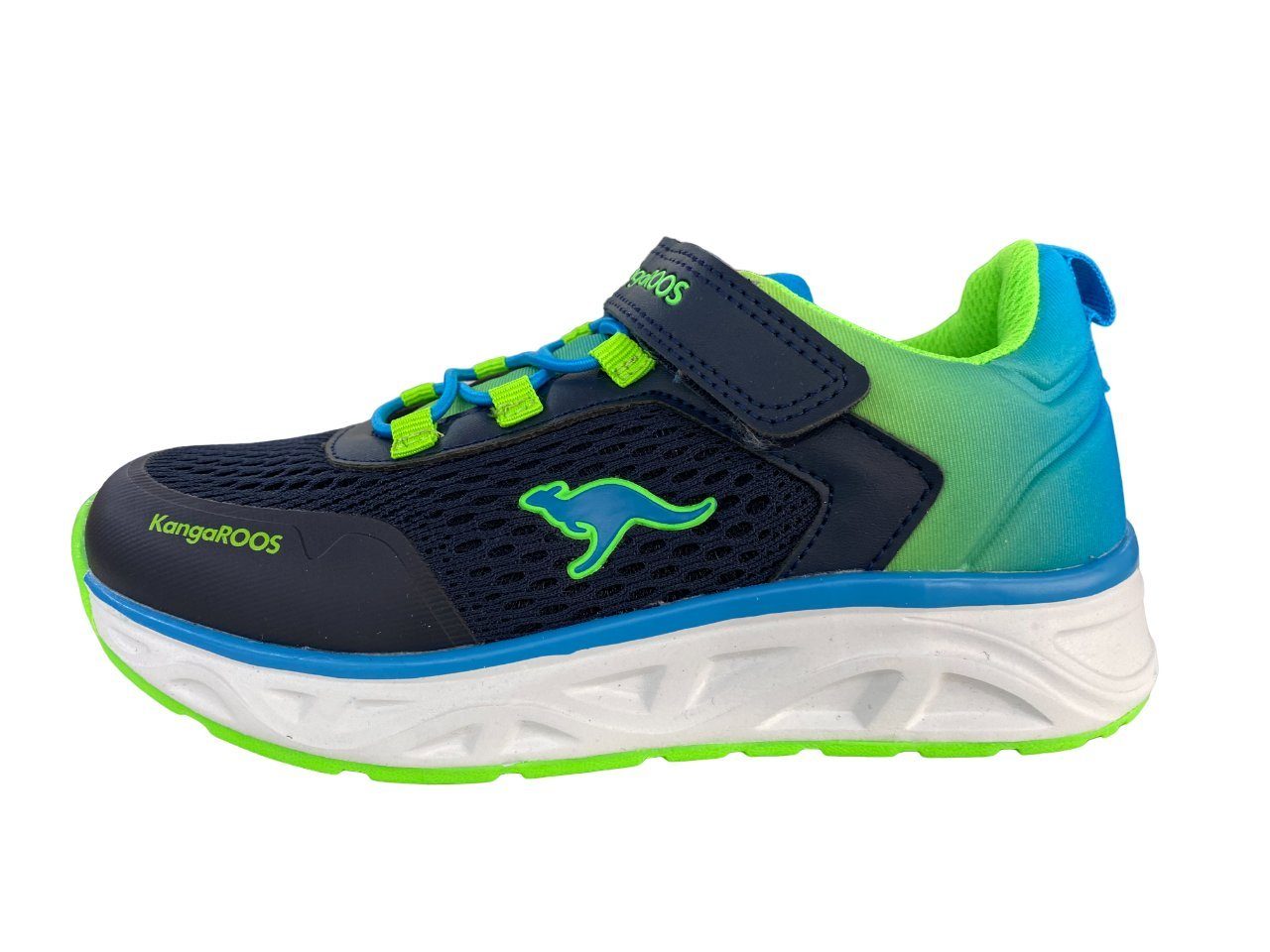 KangaROOS KangaROOS Kinder Sneaker K-OK SWIRL EV 10006-4149 DK NAVY/SKY Hallenschuh