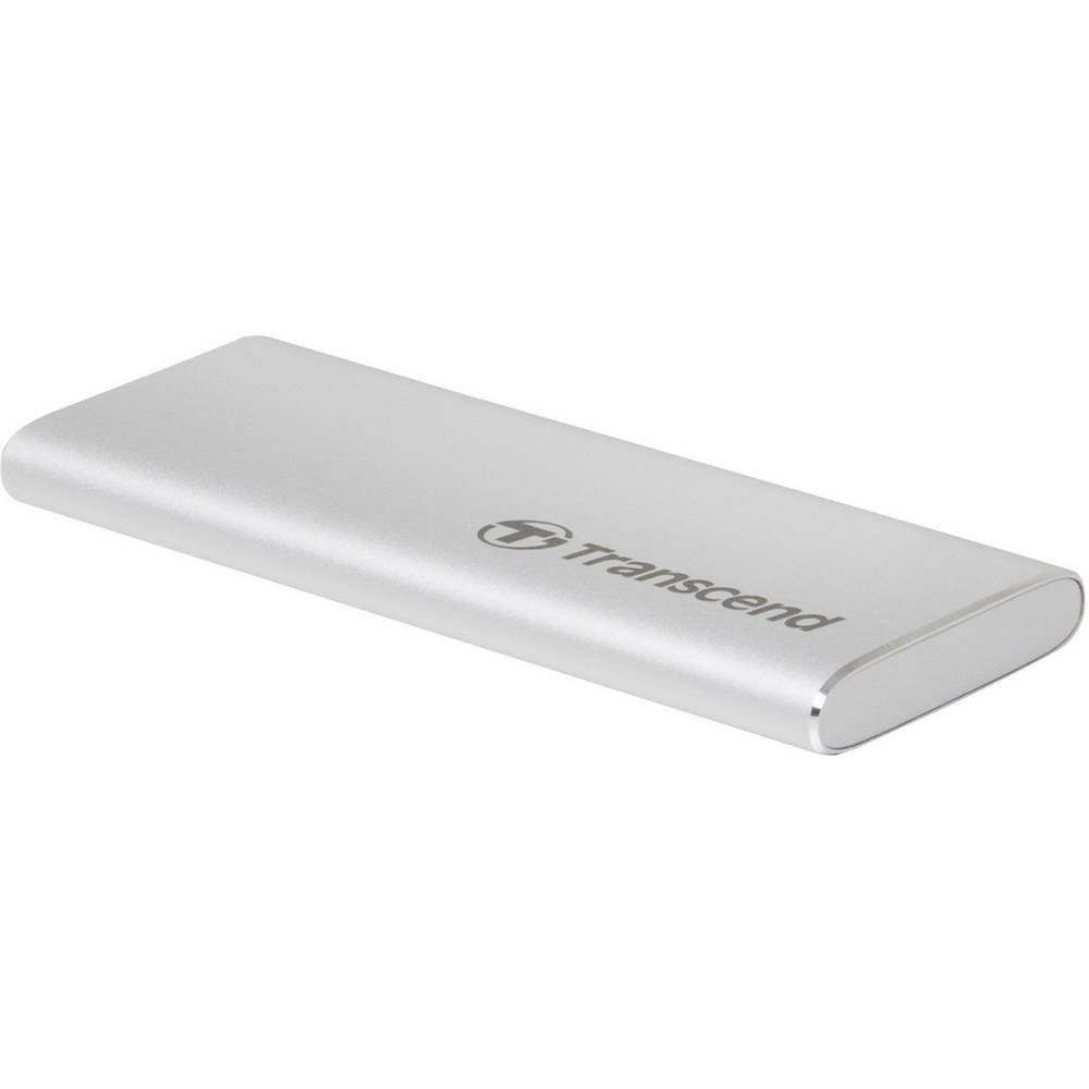 Transcend SSD 240GB USB 3.1 Gen2 Typ- C TS240GESD240C externe SSD (240 GB), Metall-Gehäuse