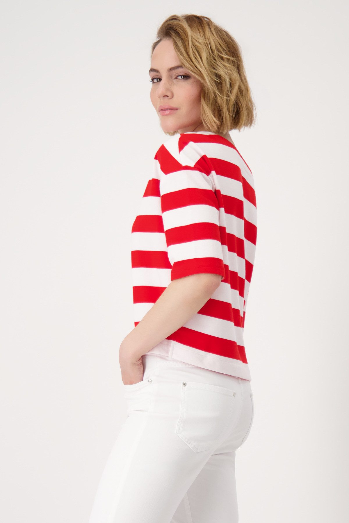 Monari Sweatshirt mit Streifen günstig online kaufen