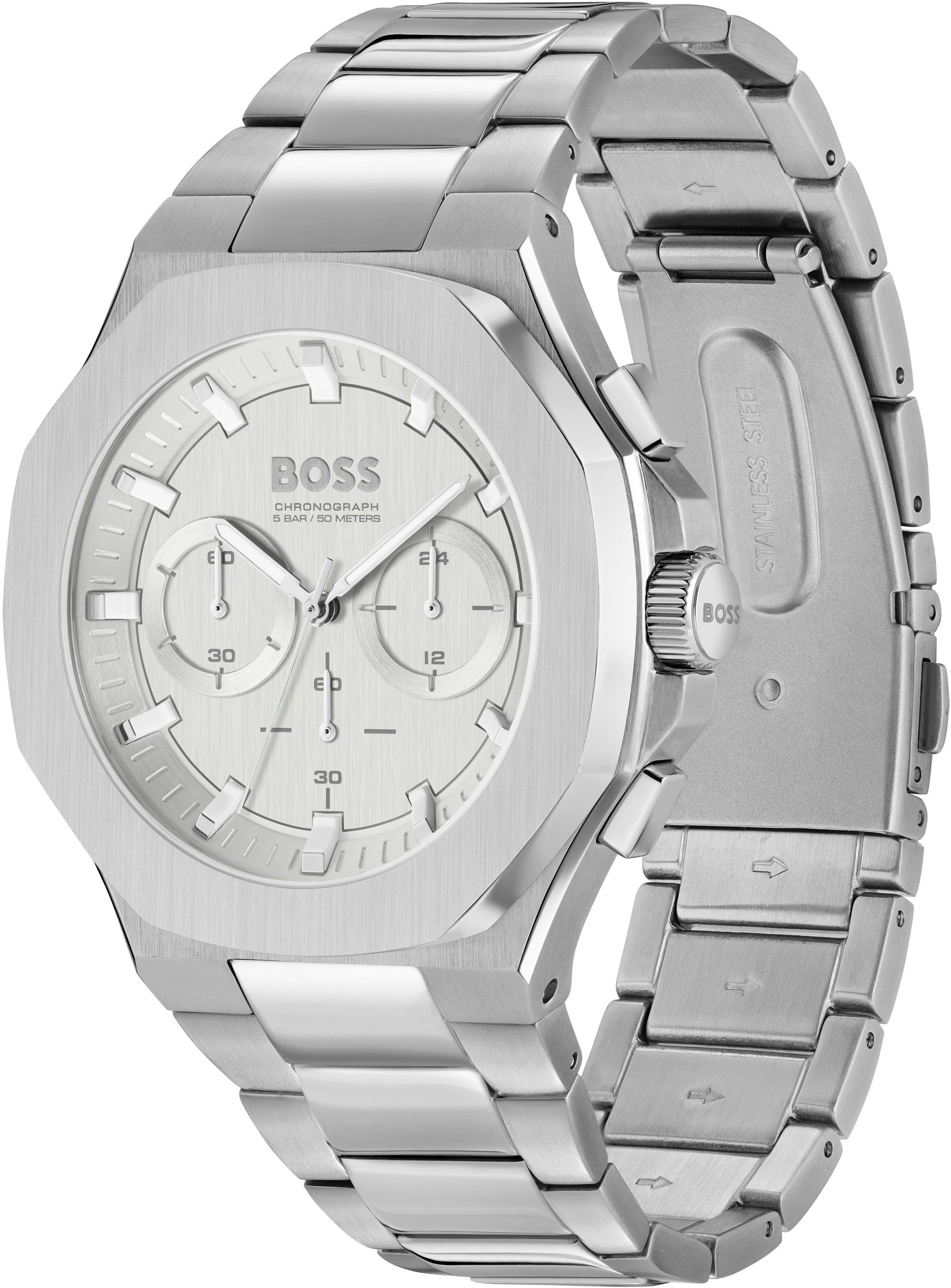 BOSS Chronograph TAPER 1514087, Quarzuhr, Herrenuhr, Armbanduhr, Stoppfunkt günstig online kaufen