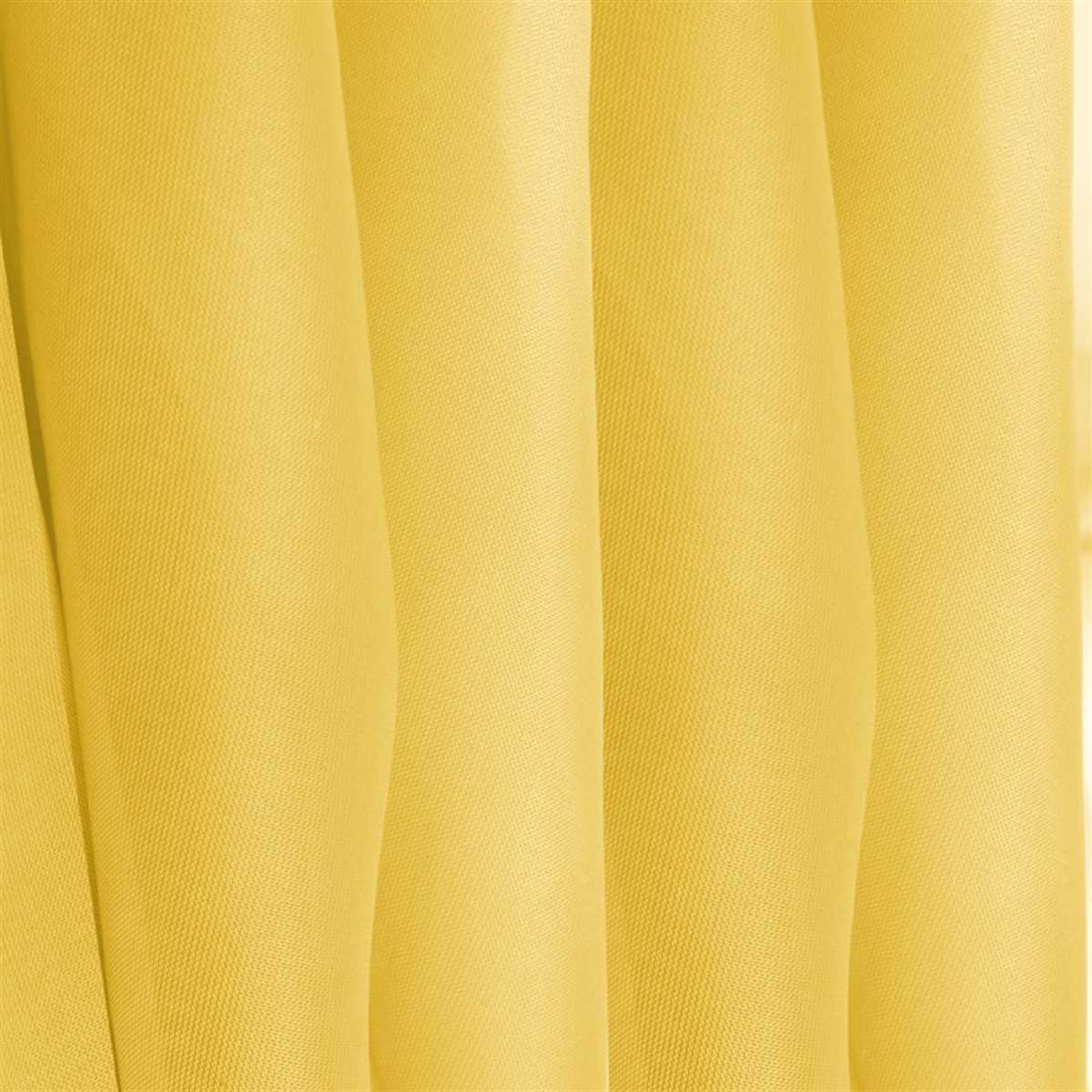 Vorhang, Bestgoodies, Ösen (1 Ösen, transparent, Küchengardine, St), Größen Voile, mit Farben Gelb und vielen Transparente Bistrogardine in