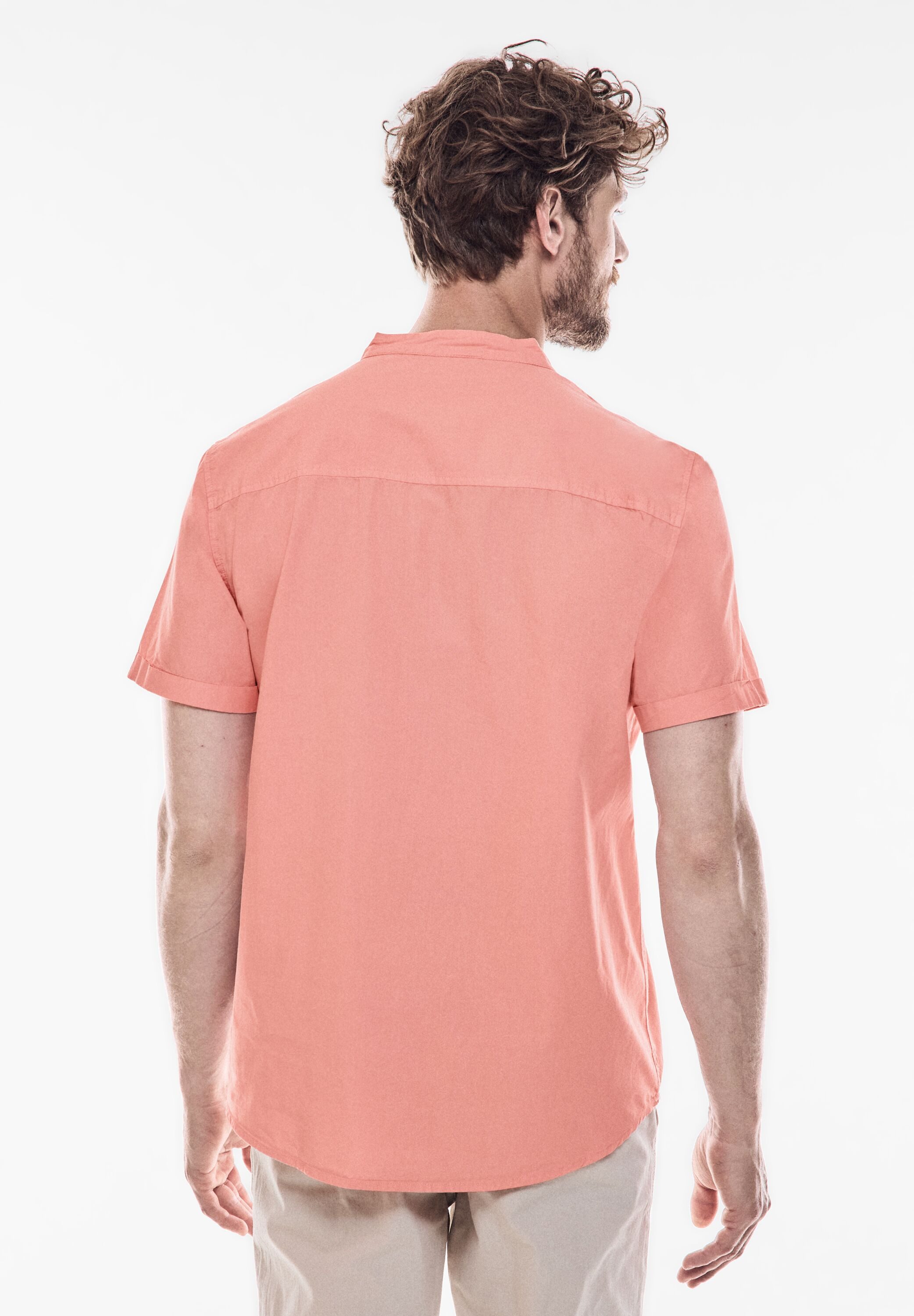 STREET ONE MEN Kurzarmhemd mit Knopfleiste günstig online kaufen