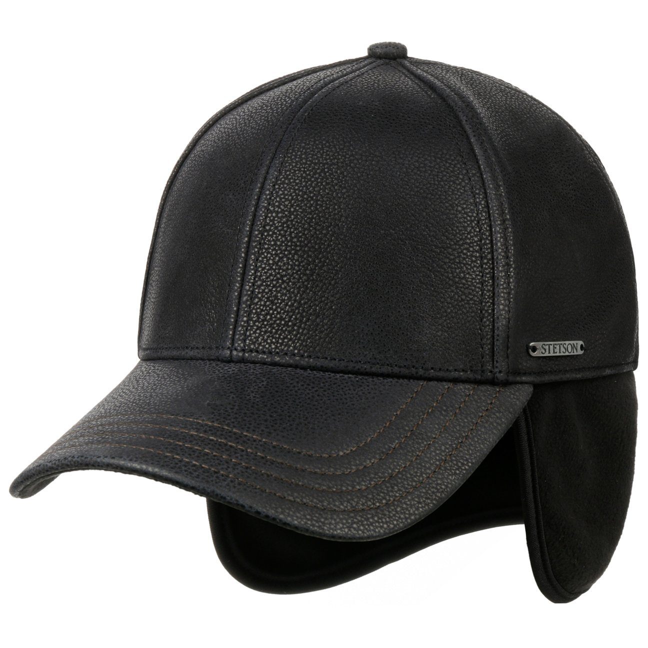 Stetson Baseball Cap (1-St) Basecap mit Schirm schwarz