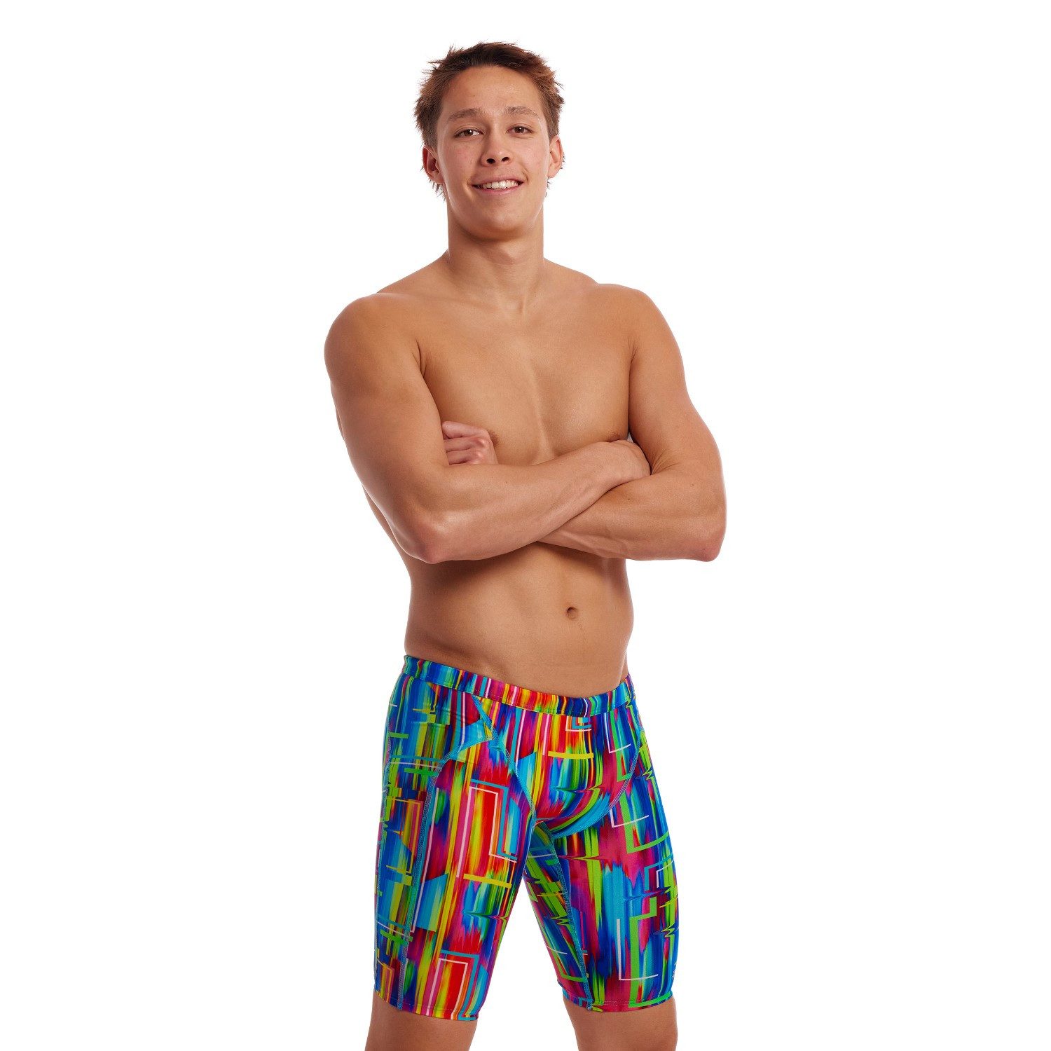Funky Trunks Badehose The Glitch Jammer Badeshorts chlorresistent und schnelltrocknend