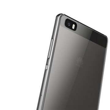 CoolGadget Handyhülle Transparent Ultra Slim Case für Huawei P8 Lite 5 Zoll, Silikon Hülle Dünne Schutzhülle für Huawei P8 Lite Hülle