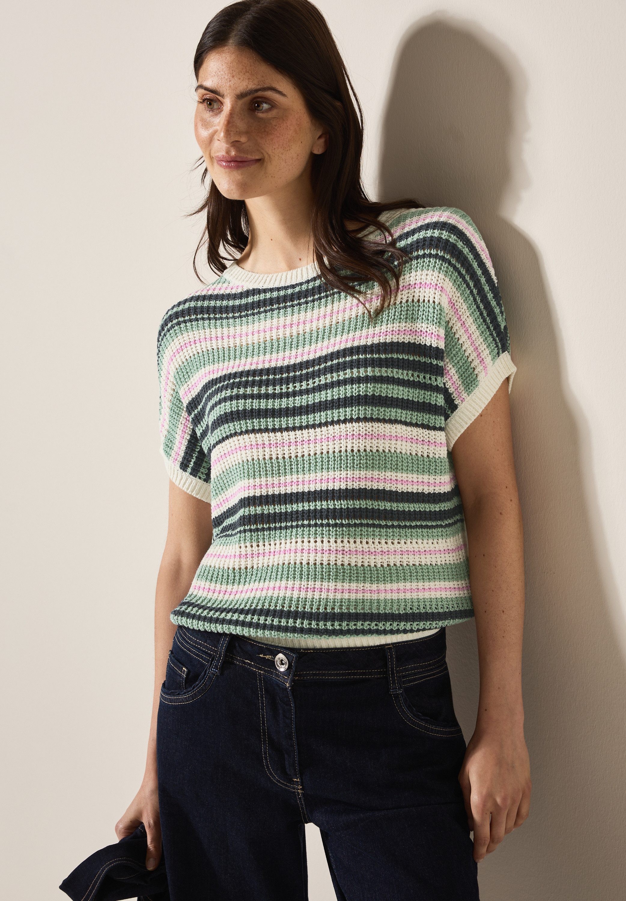 CECIL Strickpullover mit grober Struktur