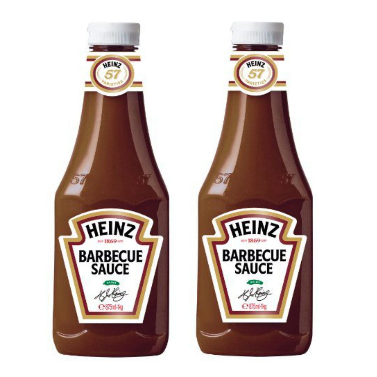 Heinz Saucen, Heinz Barbecue süß pikante Sauce Squeeze Flasche 875ml 2er Pack