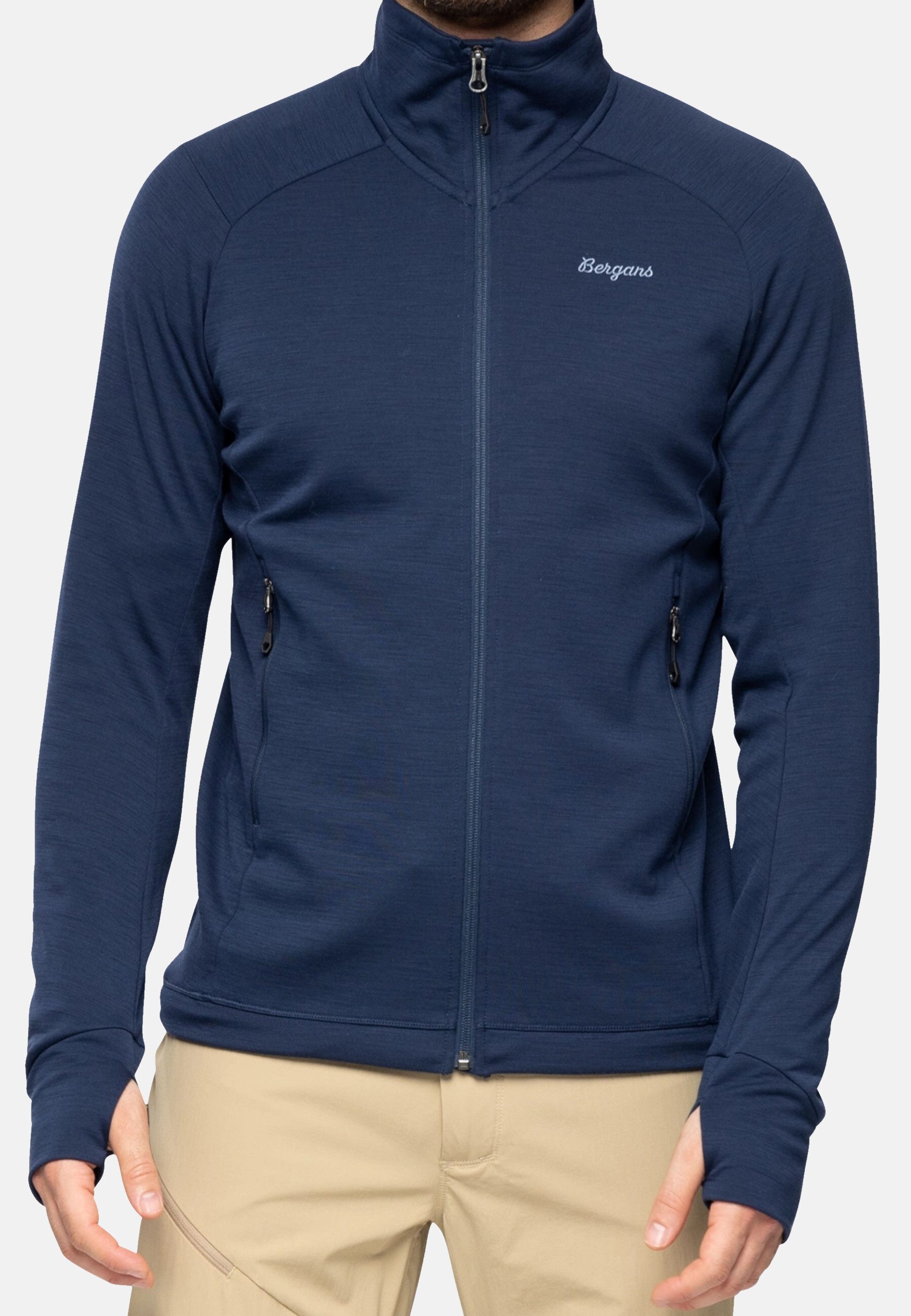 Bergans Funktionsjacke Jacke Rabot Merino Tech Wanderjacke (1-St) Atmungsaktiv