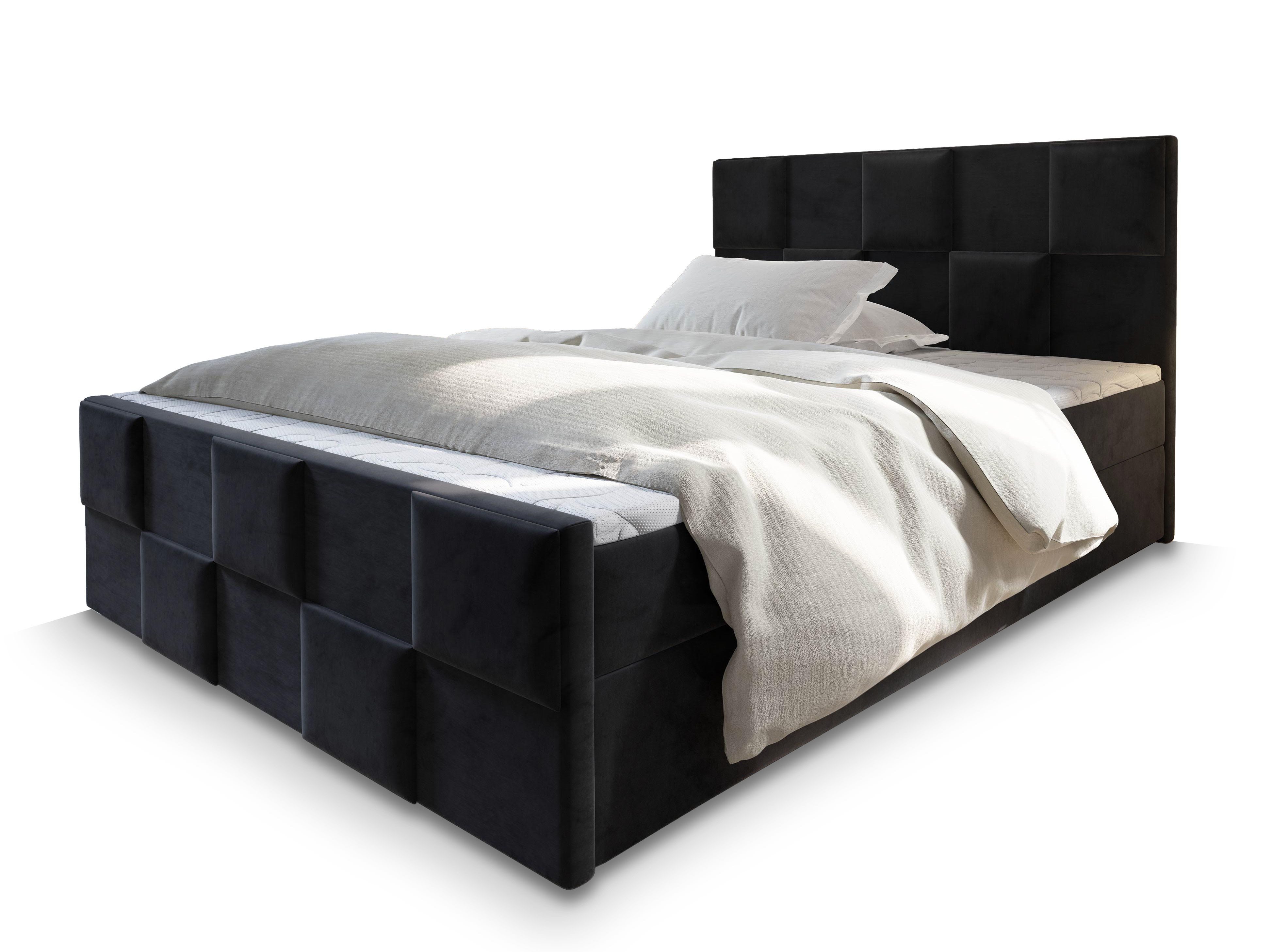 Masseno Boxbett MONA 140x200 cm mit Bonell Matratze und Topper günstig online kaufen