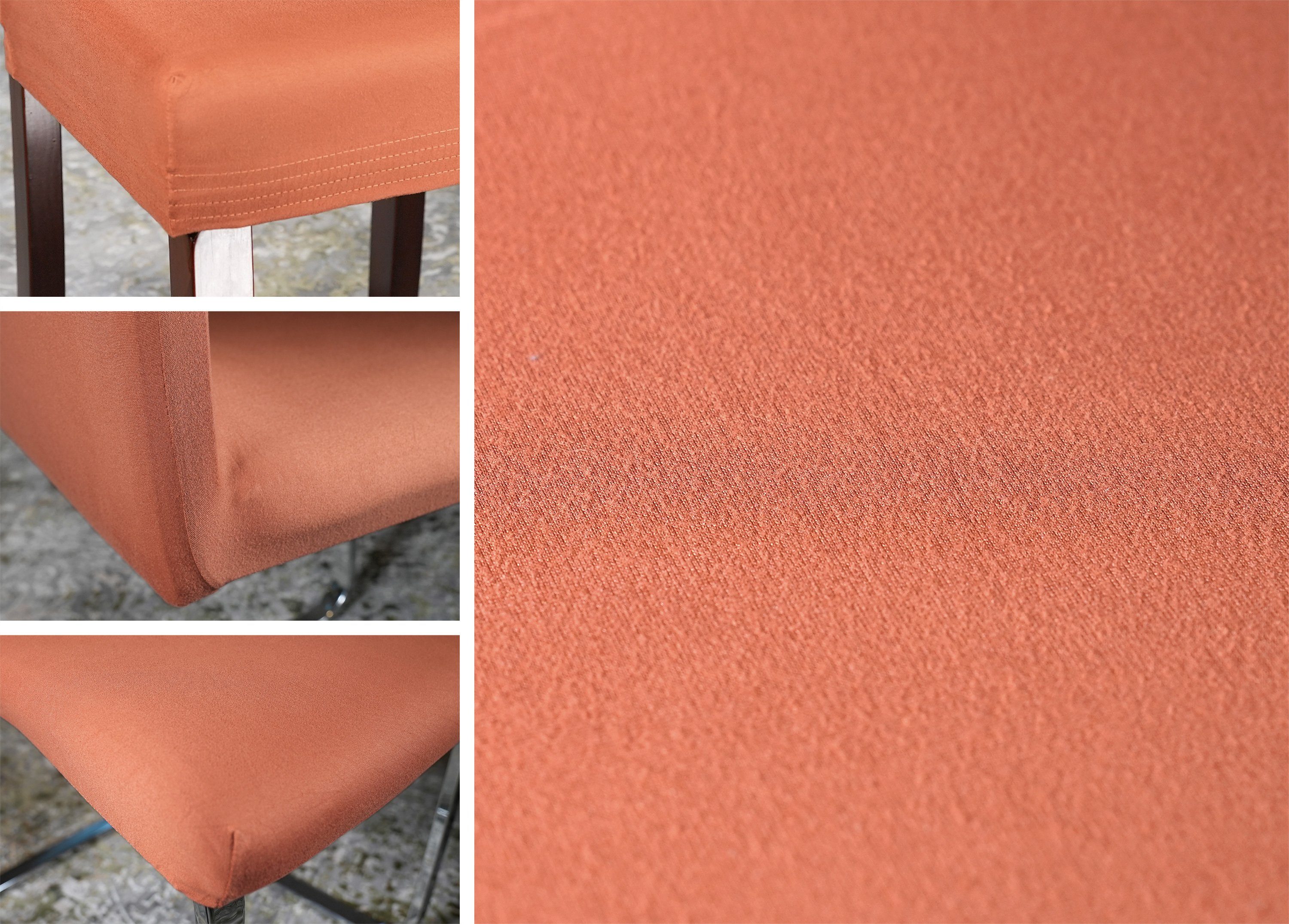 Beautex Stuhlhusse Mikrofaser Stuhlhusse, elastische Stretch Husse Bi-Elastic – Bild 3 von 5