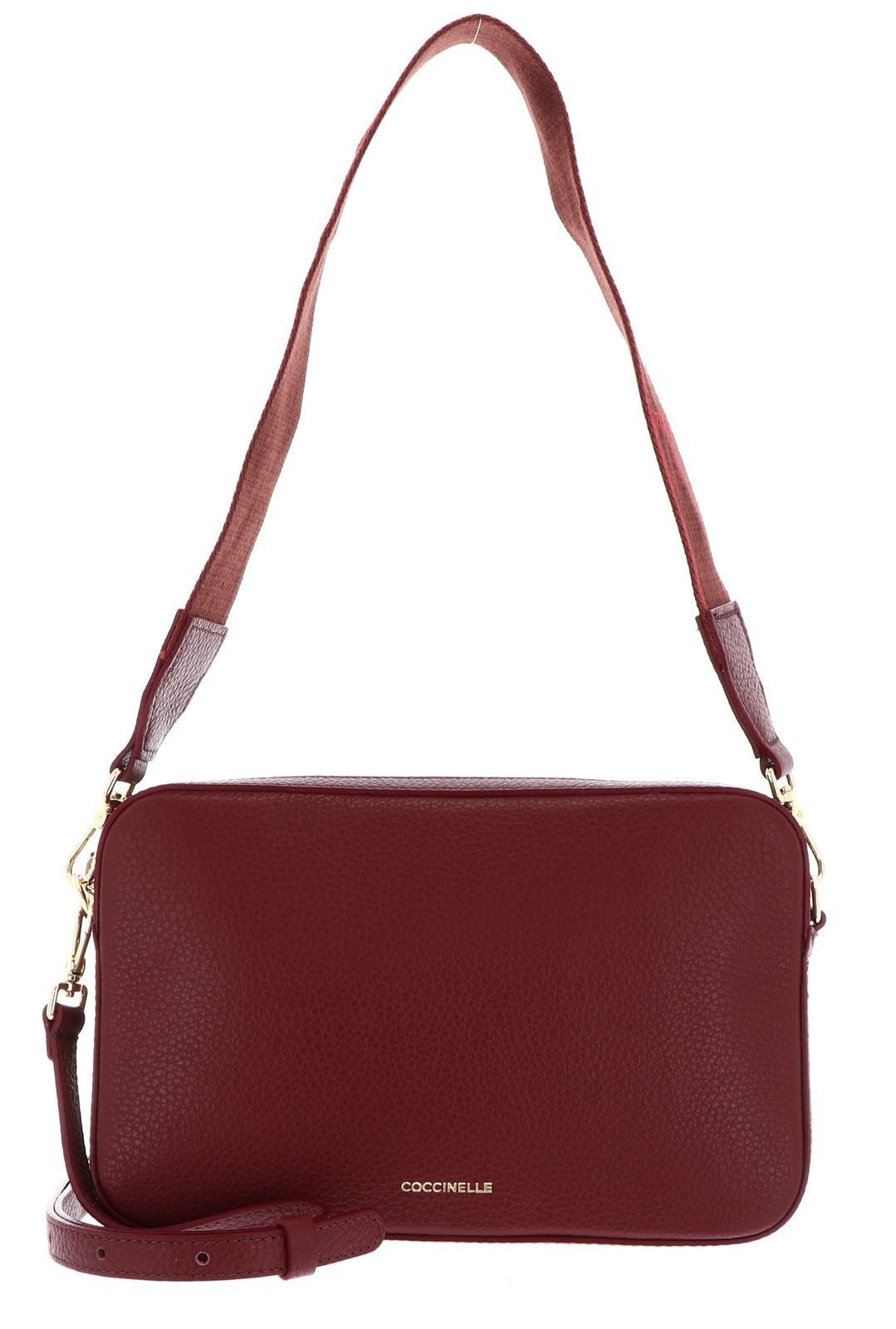 COCCINELLE Umhängetasche Mini Bag Grained Leather, aus echtem Rindsleder