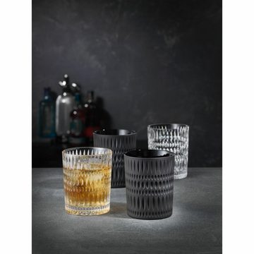 Nachtmann Tumbler-Glas Ethno 2er Set Schwarz 304 ml, Kristallglas