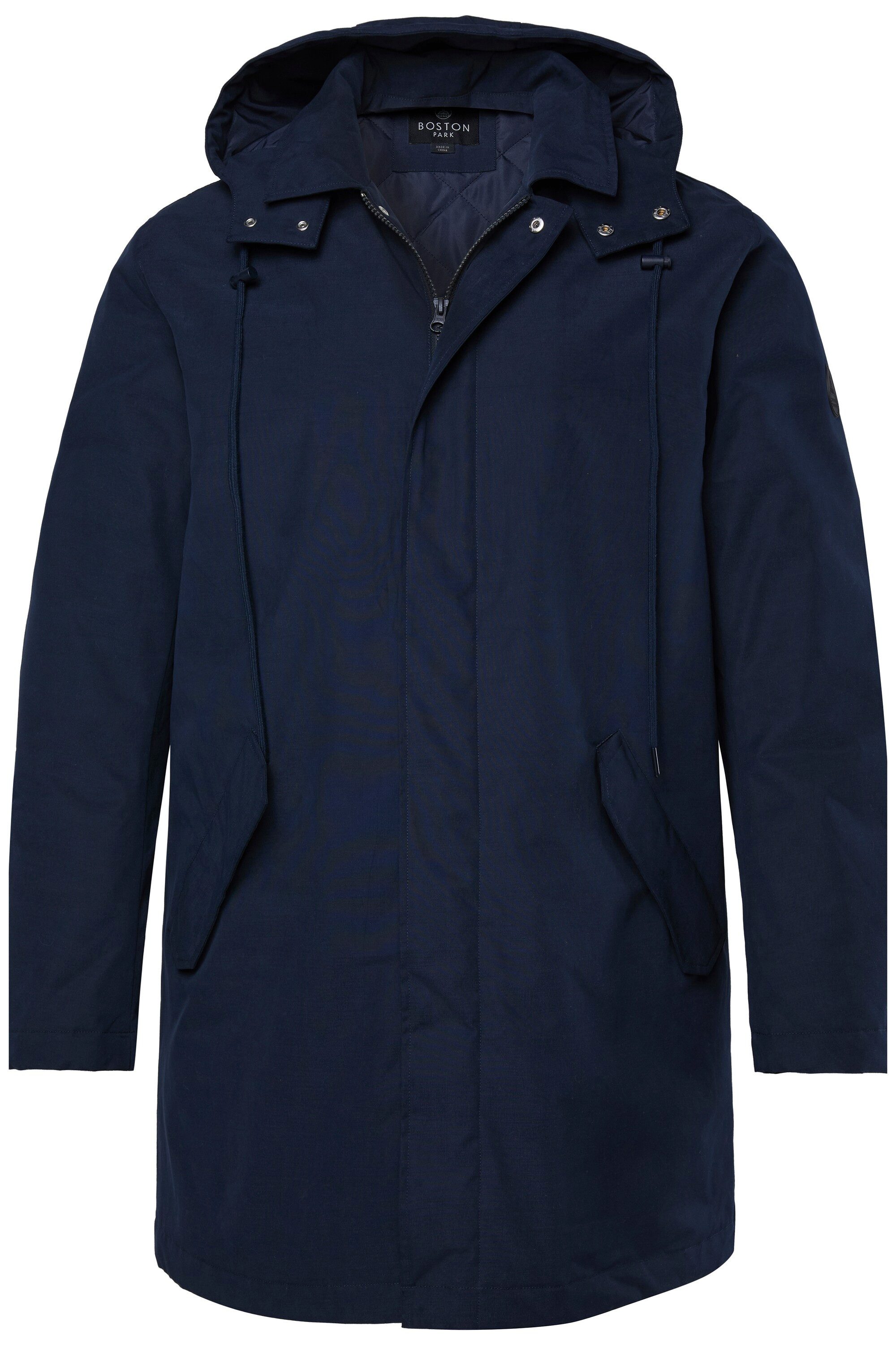 Boston Park Parka Boston Park Parka Kapuze 2-Wege-Zipper Steppfutter