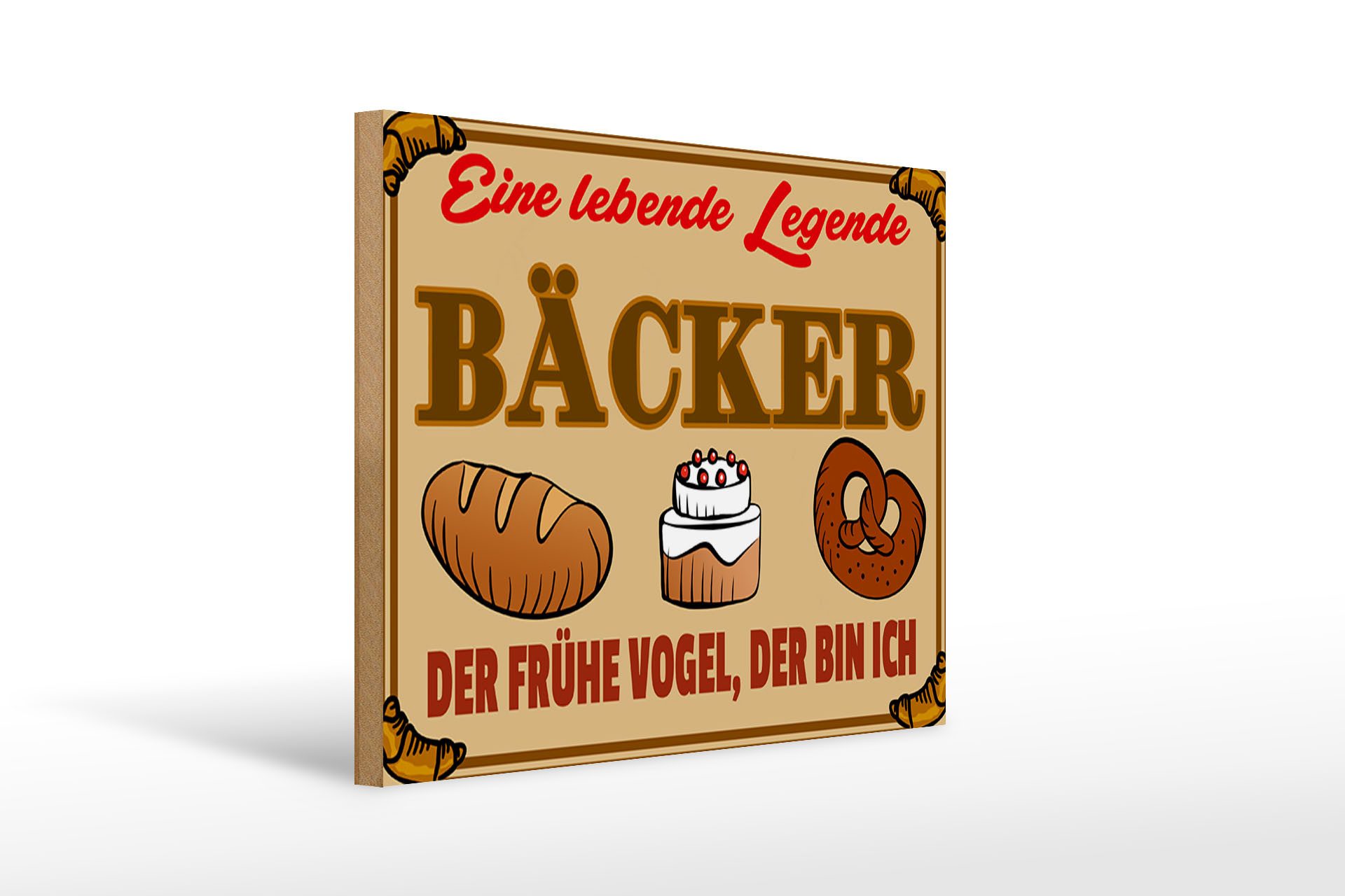 Femer GmbH Holzbild Essen 40x30cm Lebende günstig online kaufen