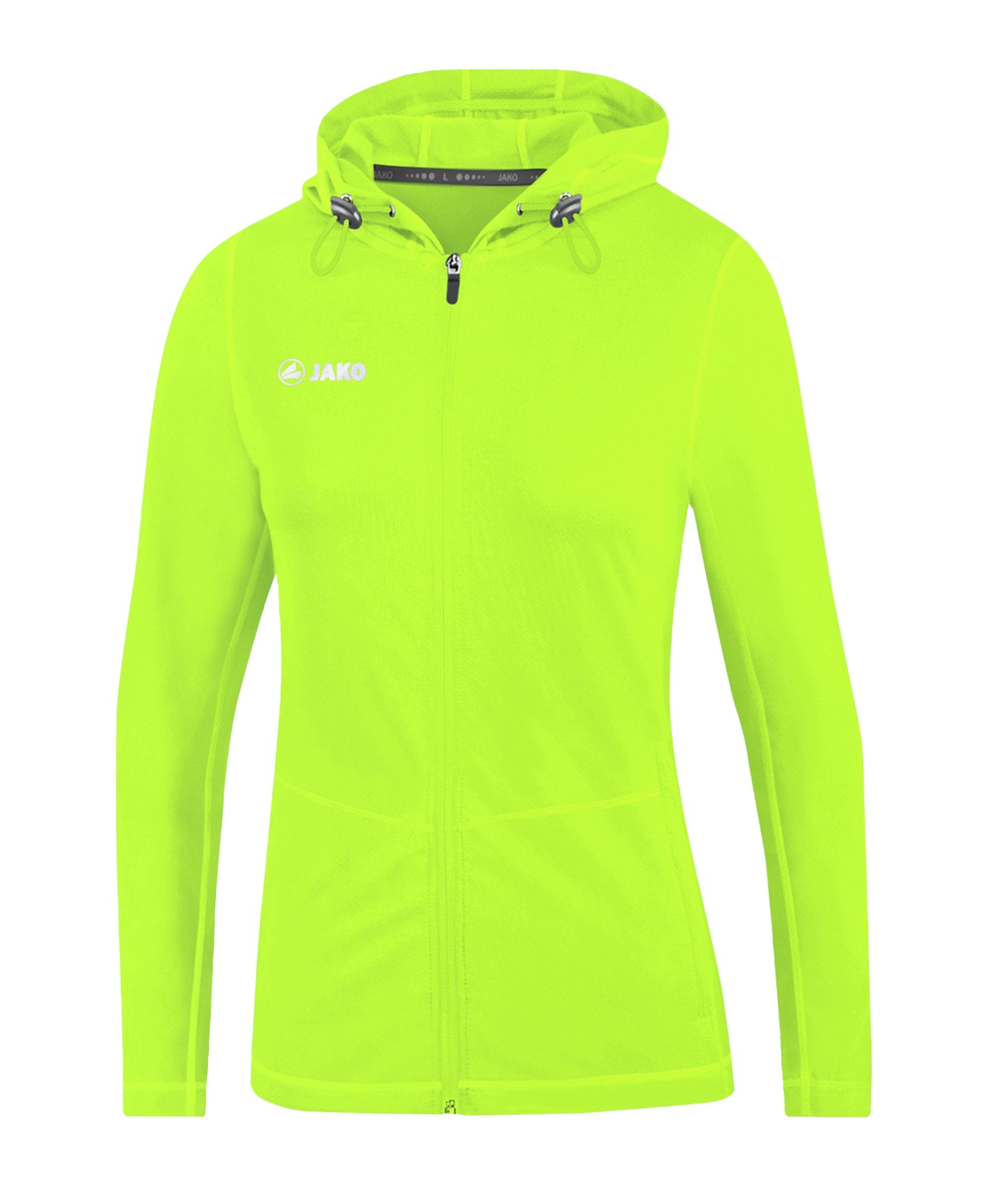 Gruen Jako 2.0 Run Laufjacke Kapuzenjacke Damen