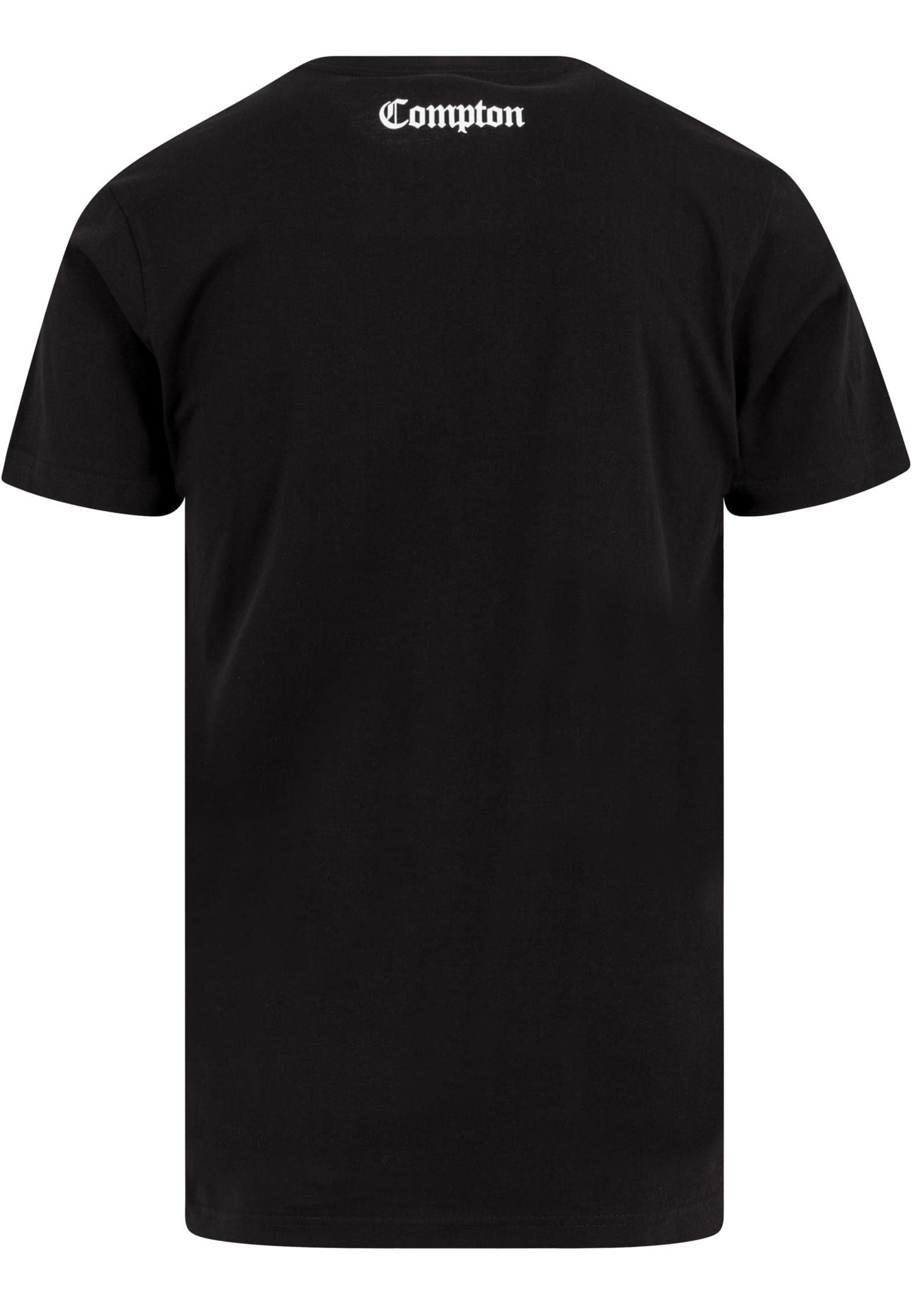 MisterTee T-Shirt Herren black Compton (1-tlg) Tee