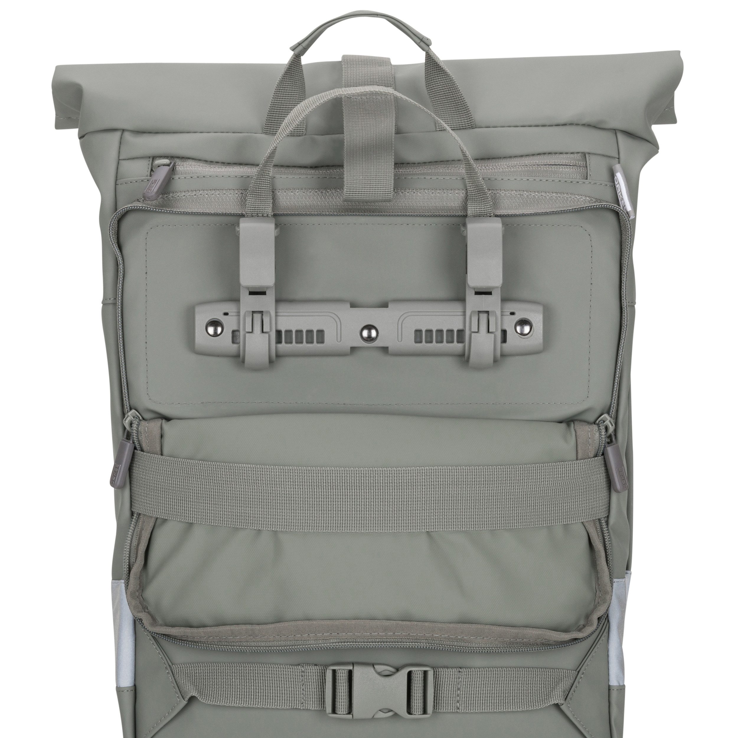 OAK25 Fahrradrucksack Everyday Rolltop Bike Rucksack (1-tlg), Reflektierend, Wasserabweisend