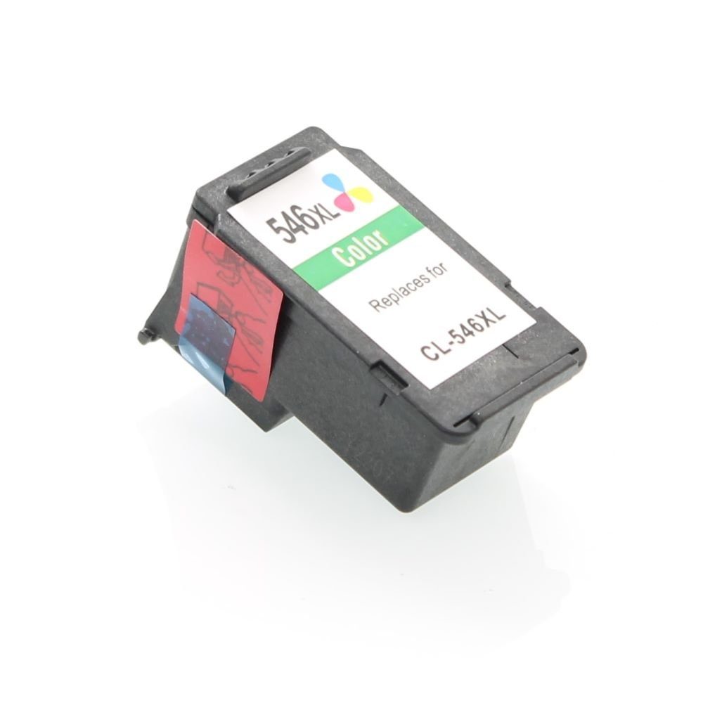ABC Tintenpatrone (Kompatibel Druckerpatrone für Canon CL546XL Farbig IP2850 MG2440 MG245, G2555s MG2940 MG2950 MG2950s MG3050 MG3051 MG3052 MG3053 MX494 MX495 T)