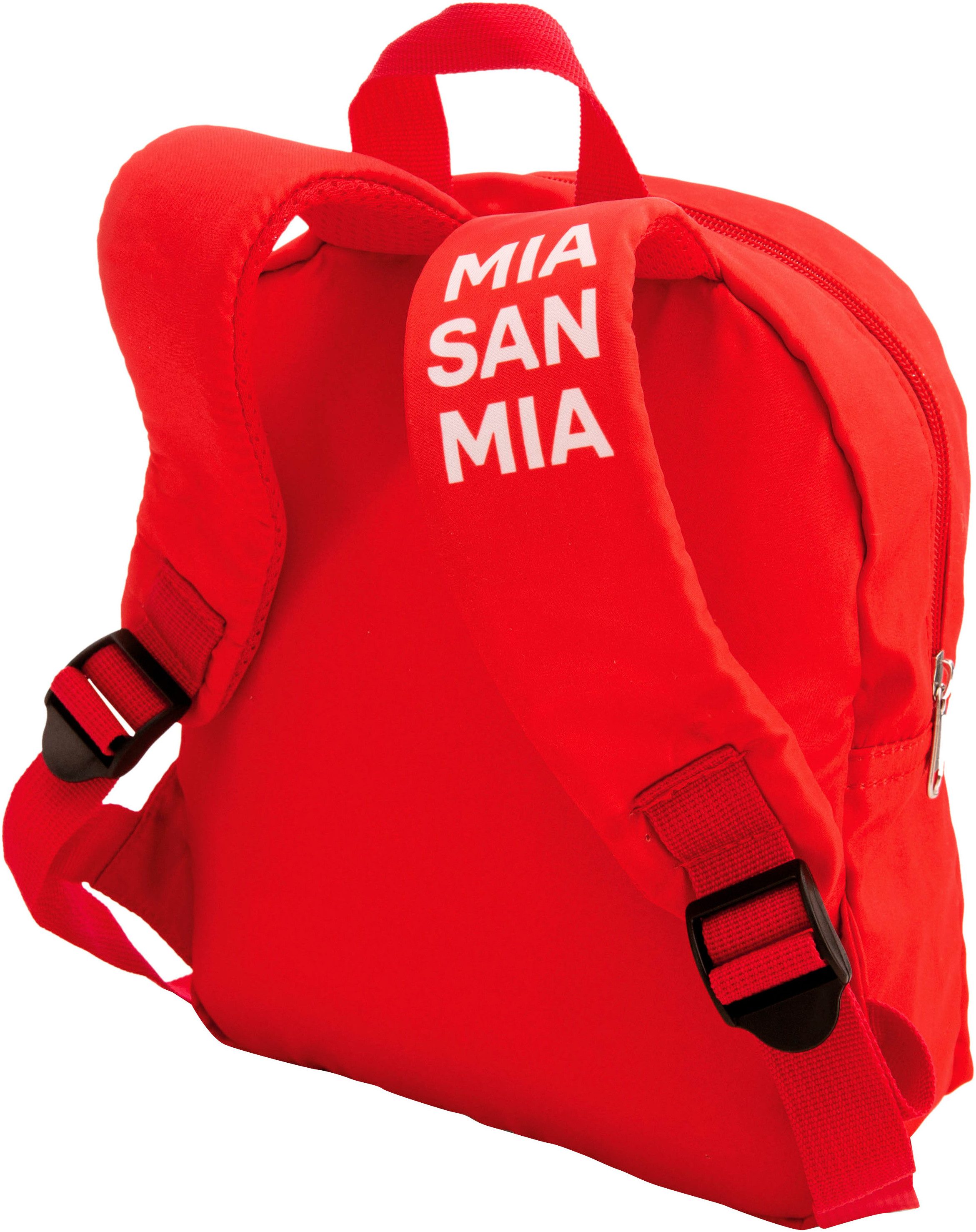 Nici Kinderrucksack FC BAYERN MÜNCHEN inklusive Plüsch Bär Berni 25 cm (Set, 2-tlg) – Bild 4 von 4