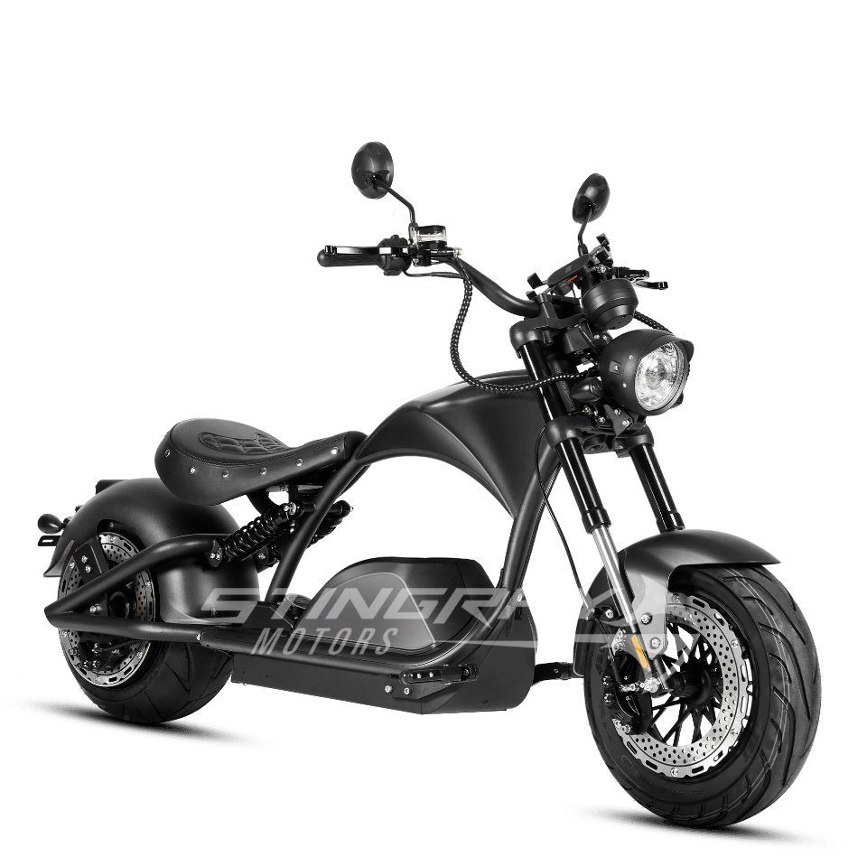 Stingray Motors E-Motorrad Stingray Harley Pro - E-Motorrad 80 km/h - E-Chopper  - Elektroroller, 5000,00 W, 85 km/h
