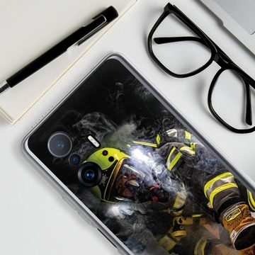 DeinDesign Handyhülle Feuerwehr Feuerwehrmann Feuer Smokediver, Xiaomi 11T Pro 5G Silikon Hülle Bumper Case Handy Schutzhülle