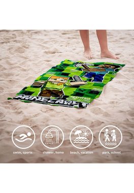 Minecraft Handtuch Strandtuch Handtuch 70 x 140