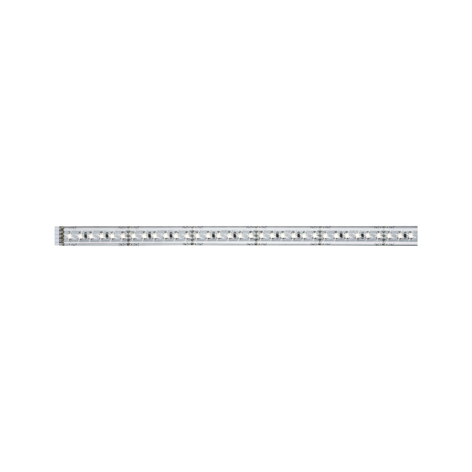 Paulmann LED-Streifen MaxLED 1000 Stripe 1m IP44 Cover 2700K 12W 24V Silber Kunststoff, 1-flammig
