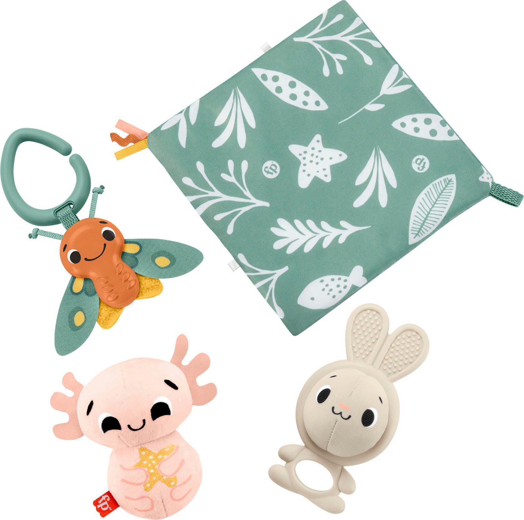 Fisher-Price® Greifspielzeug Geschenkset: Sensorische Erlebnisse (Set, 4-tl günstig online kaufen