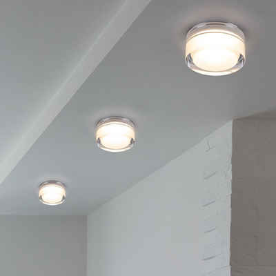 EGLO LED Einbaustrahler, Leuchtmittel inklusive, Warmweiß, 3x LED Einbau Leuchten Design Decken Lampen klar Flur Beleuchtung Eglo