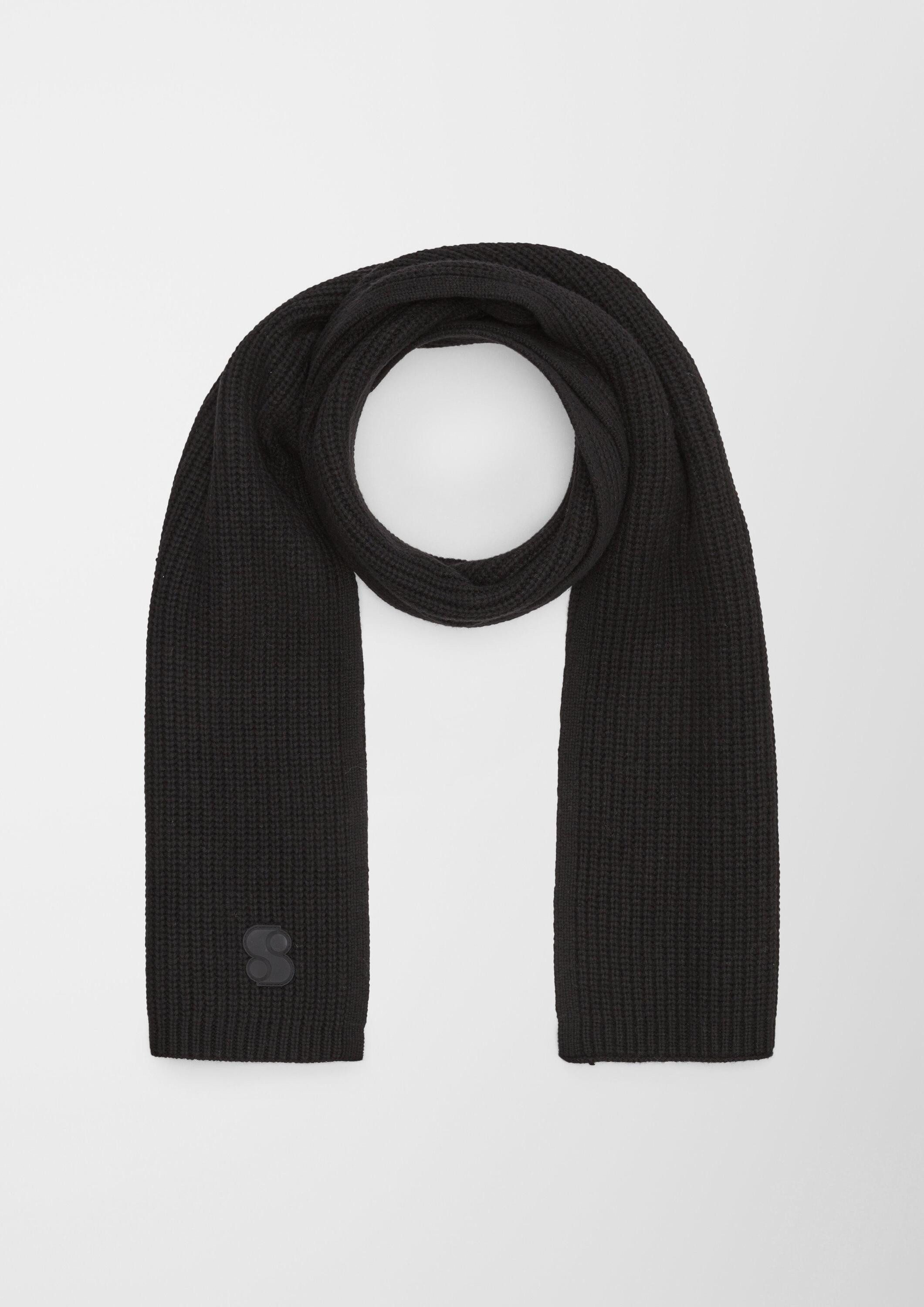 s.Oliver Schal Tuch, Strickschal aus Viskosemix günstig online kaufen