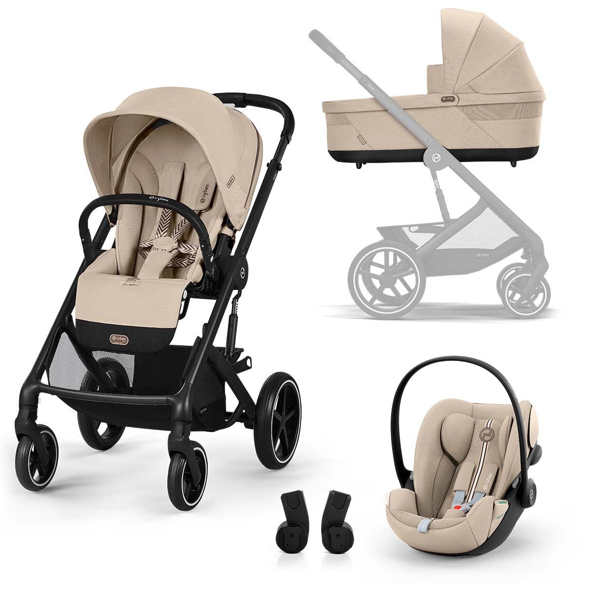Cybex Kombi-Kinderwagen Cybex Balios S Lux 3in1 Set