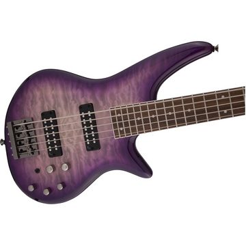 Jackson E-Bass, E-Bässe, 5-Saiter E-Bässe, JS Series Spectra Bass JS3QV Purple Phaze - E-Bass