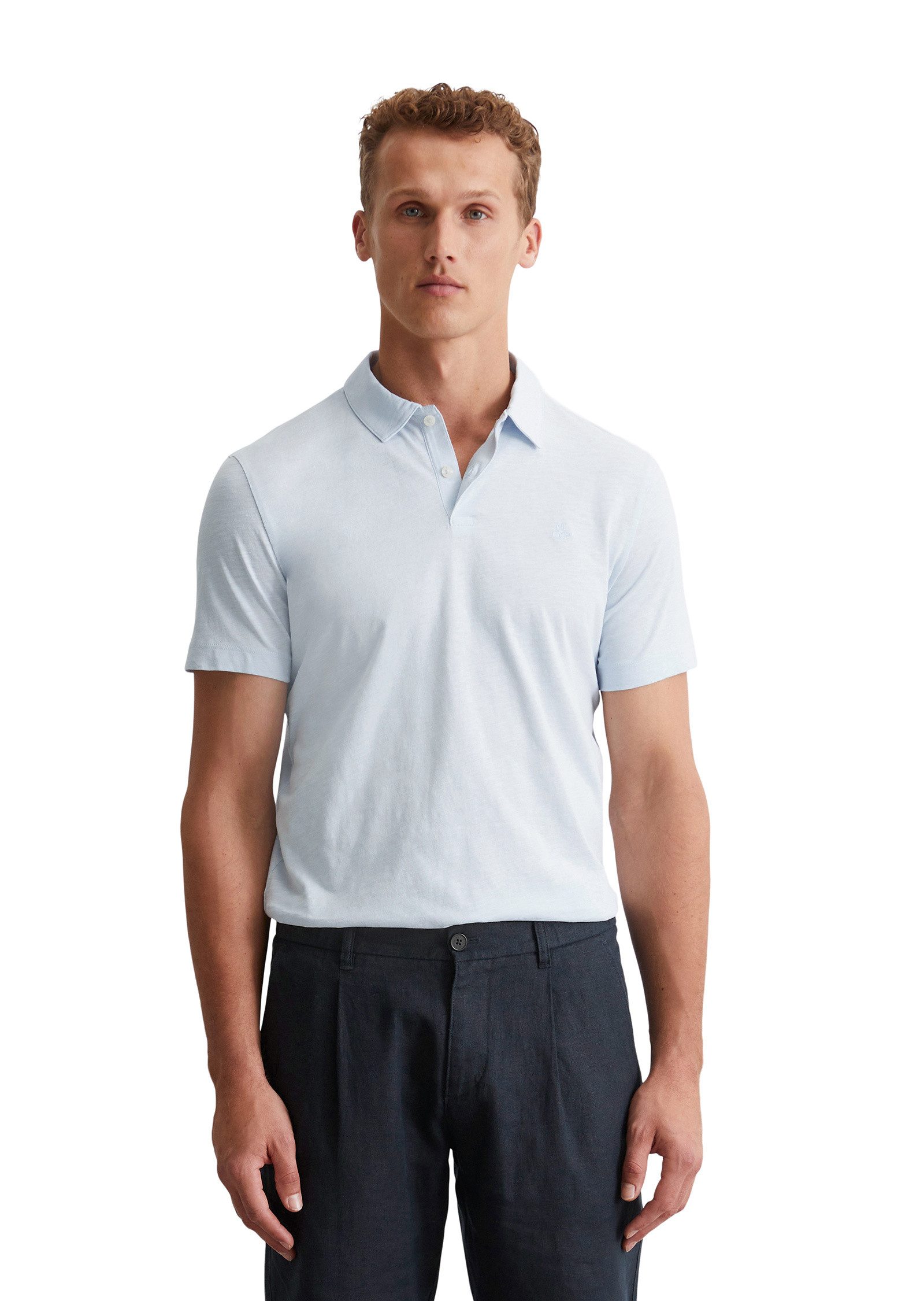Marc O'Polo Poloshirt in softer Slub-Jersey-Qualität günstig online kaufen