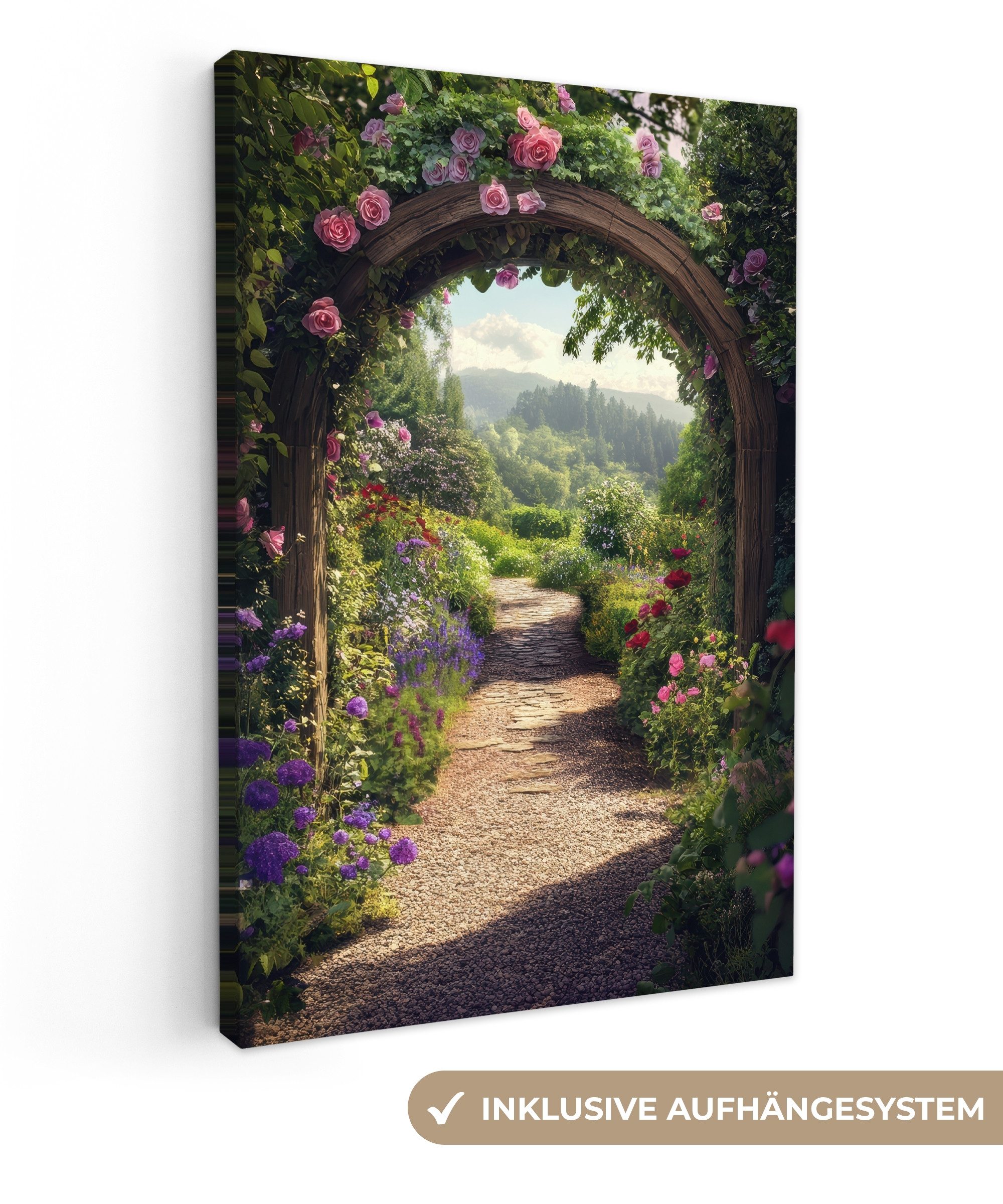 OneMillionCanvasses® Leinwandbild Ausblick - Landschaft - günstig online kaufen
