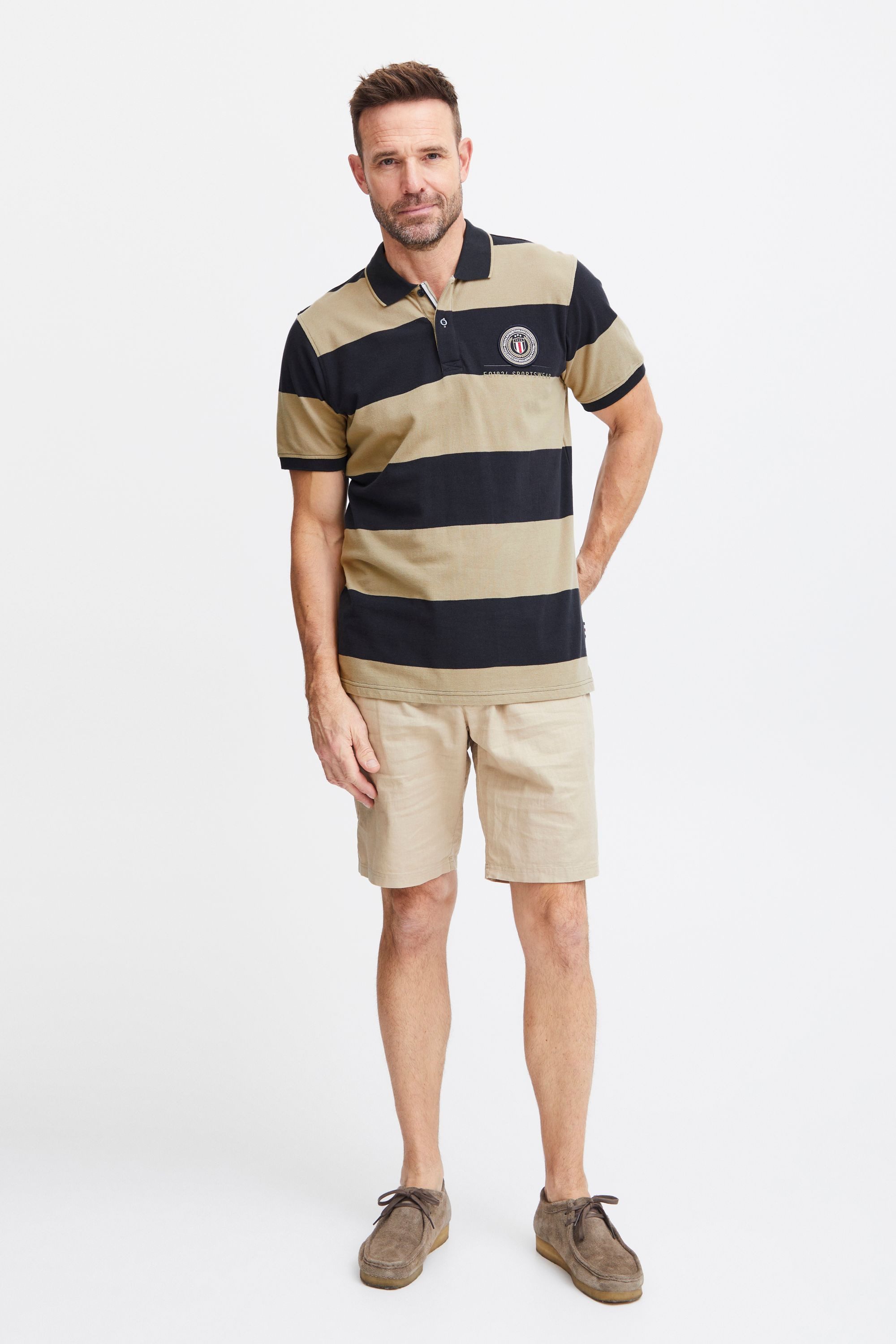 FQ1924 Poloshirt FQPeter stripe polo shirt günstig online kaufen