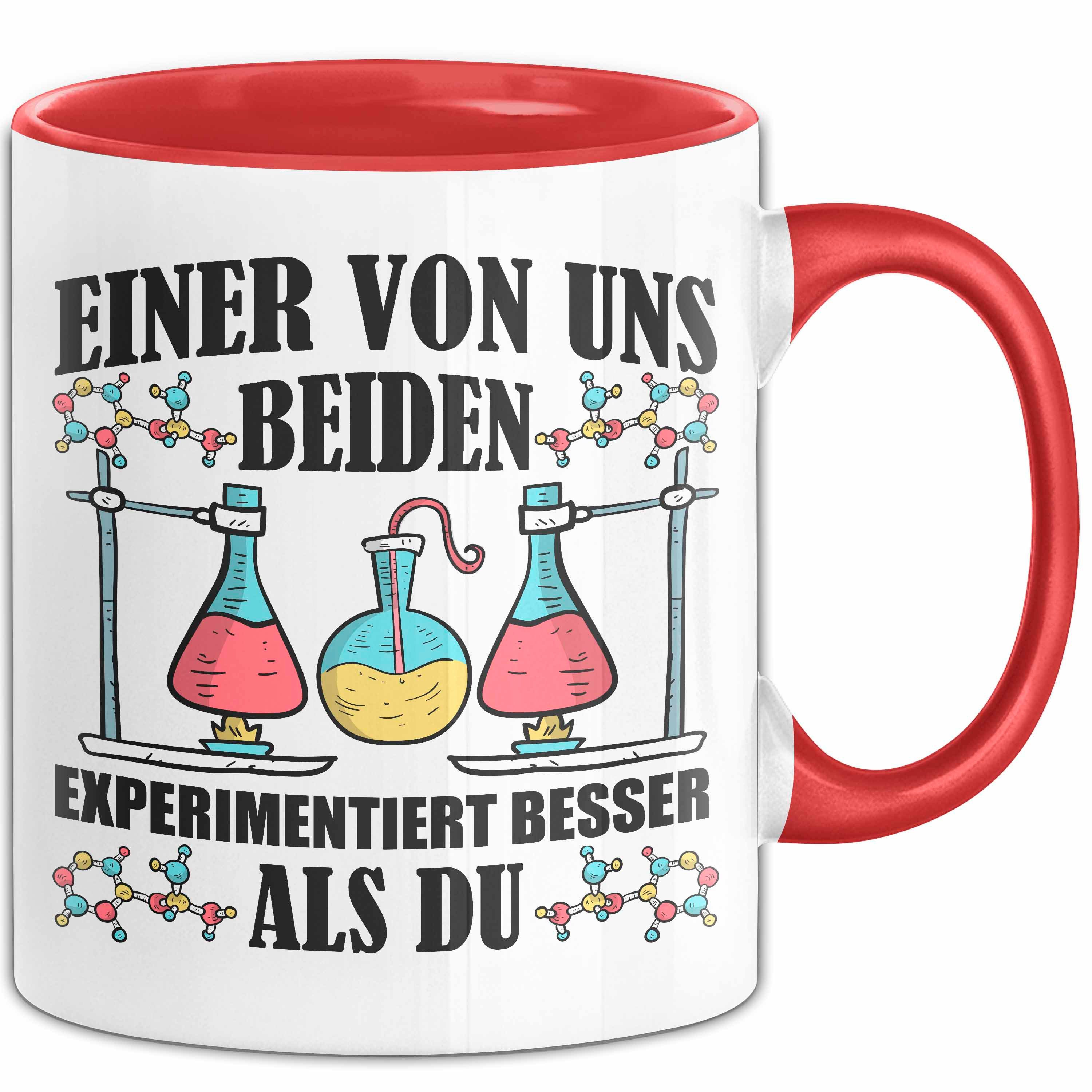 Tasse Chemiker Tasse Geschenk Spruch Für Chemie-Studenten Einer Von Uns Beid