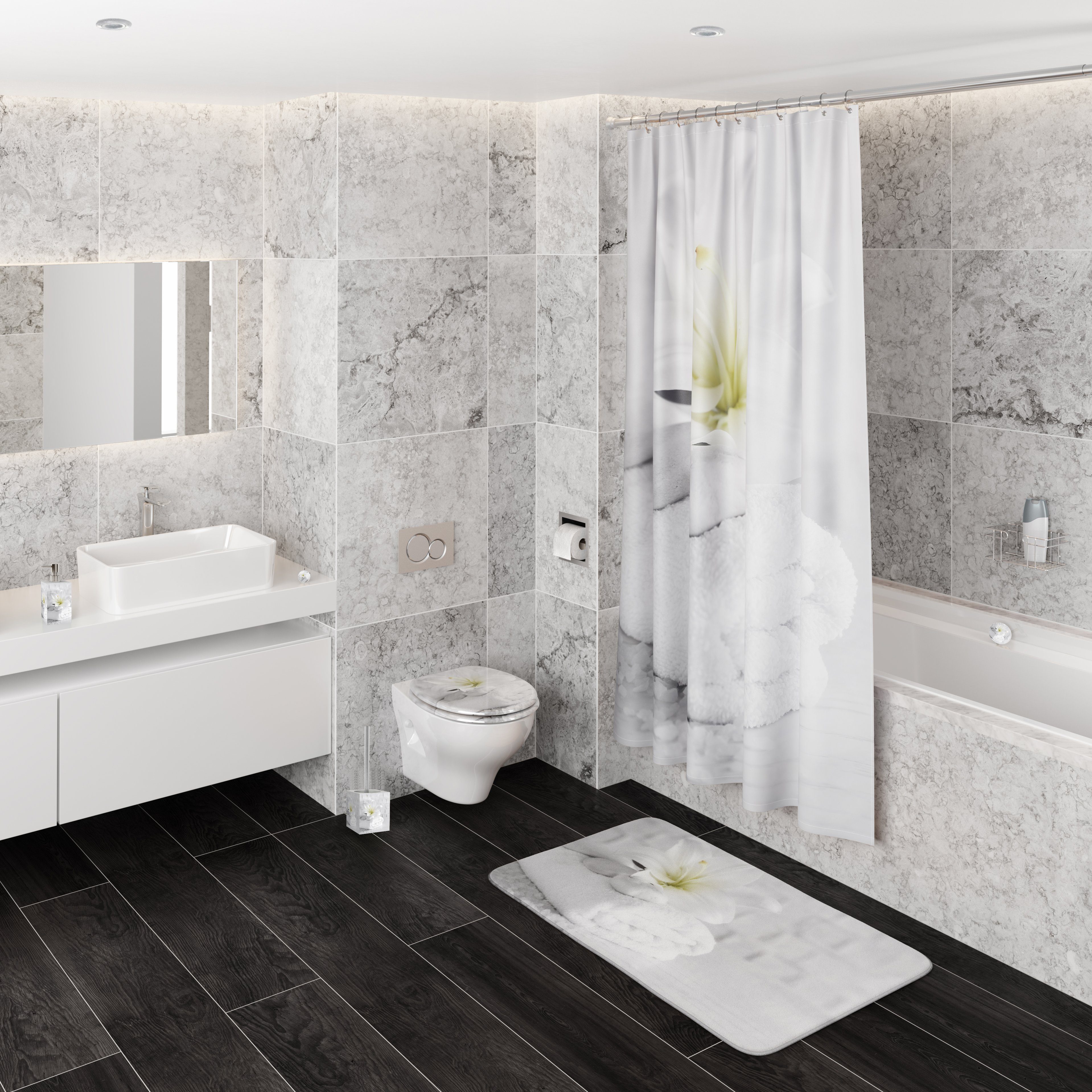 Sanilo Badematte Good Feeling, rutschhemmend, waschbar, schnelltrocknend, P günstig online kaufen