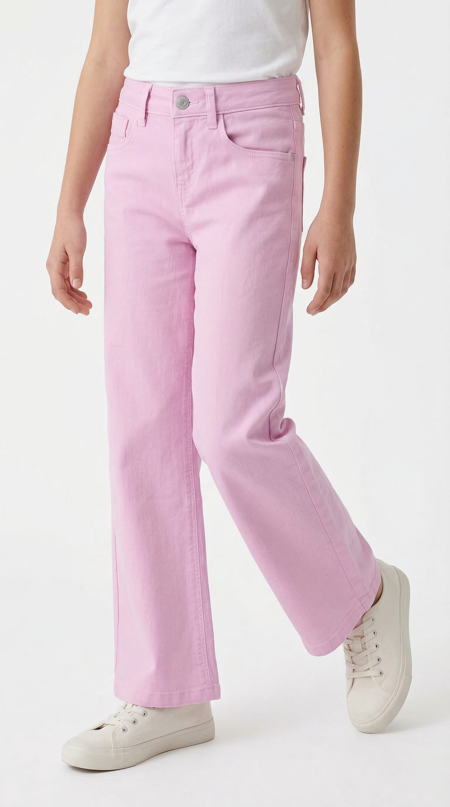 Name It 5-Pocket-Hose NKFROSE WIDE TWI PANT 1115-TP NOOS Baumwollmischung, regular fit, verstellbarer Bund