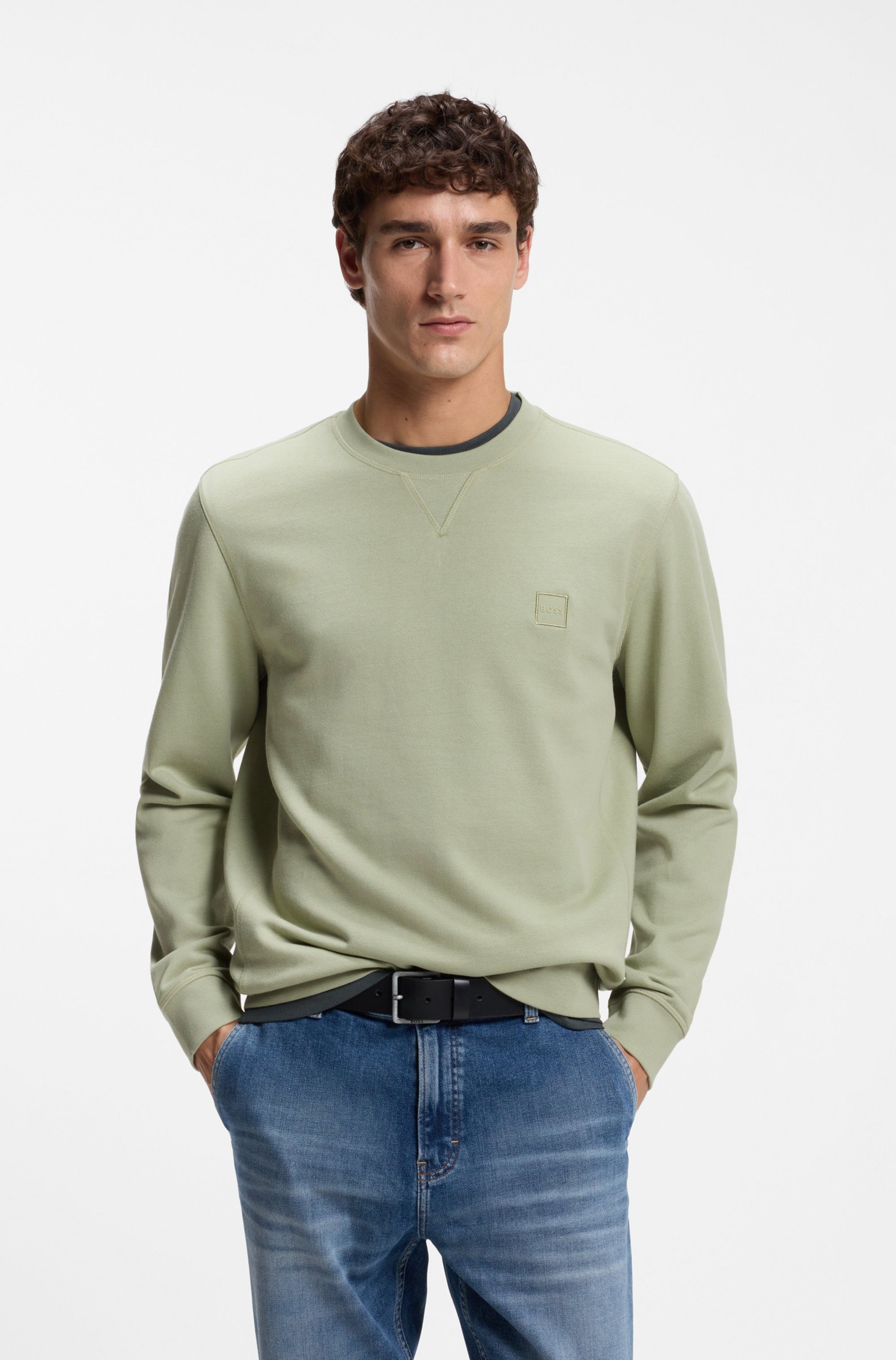 BOSS ORANGE Sweatshirt Westart mit BOSS Logopatch