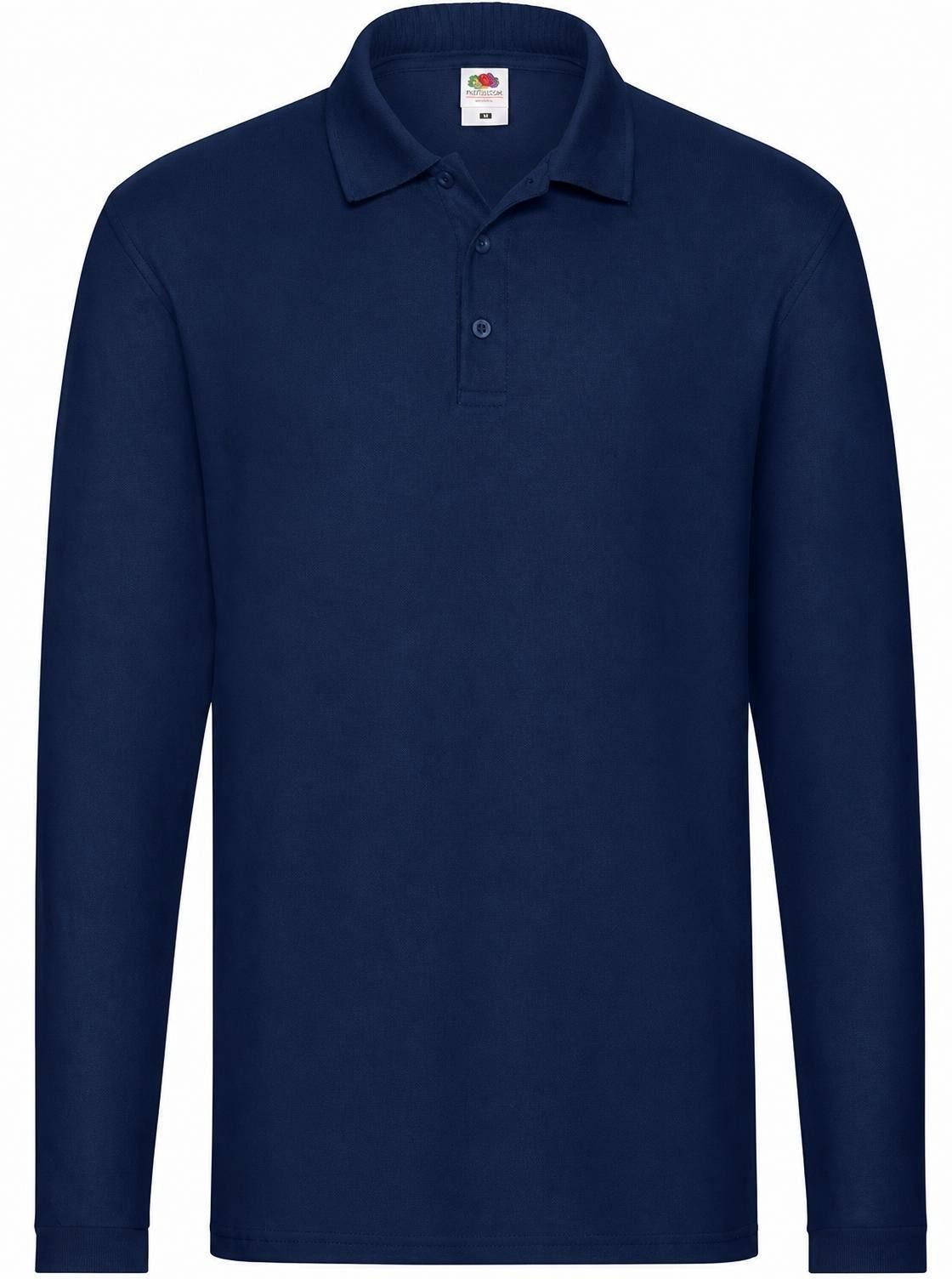 Fruit of the Loom Langarm-Poloshirt Herren Premium Long Sleeve Poloshirt