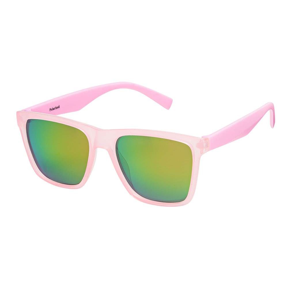 BEZLIT Eyewear Wayfarer Jungen Mädchen Kinder Designer Sonnenbrille (1-St) mit polarisierten Linsen Rosa