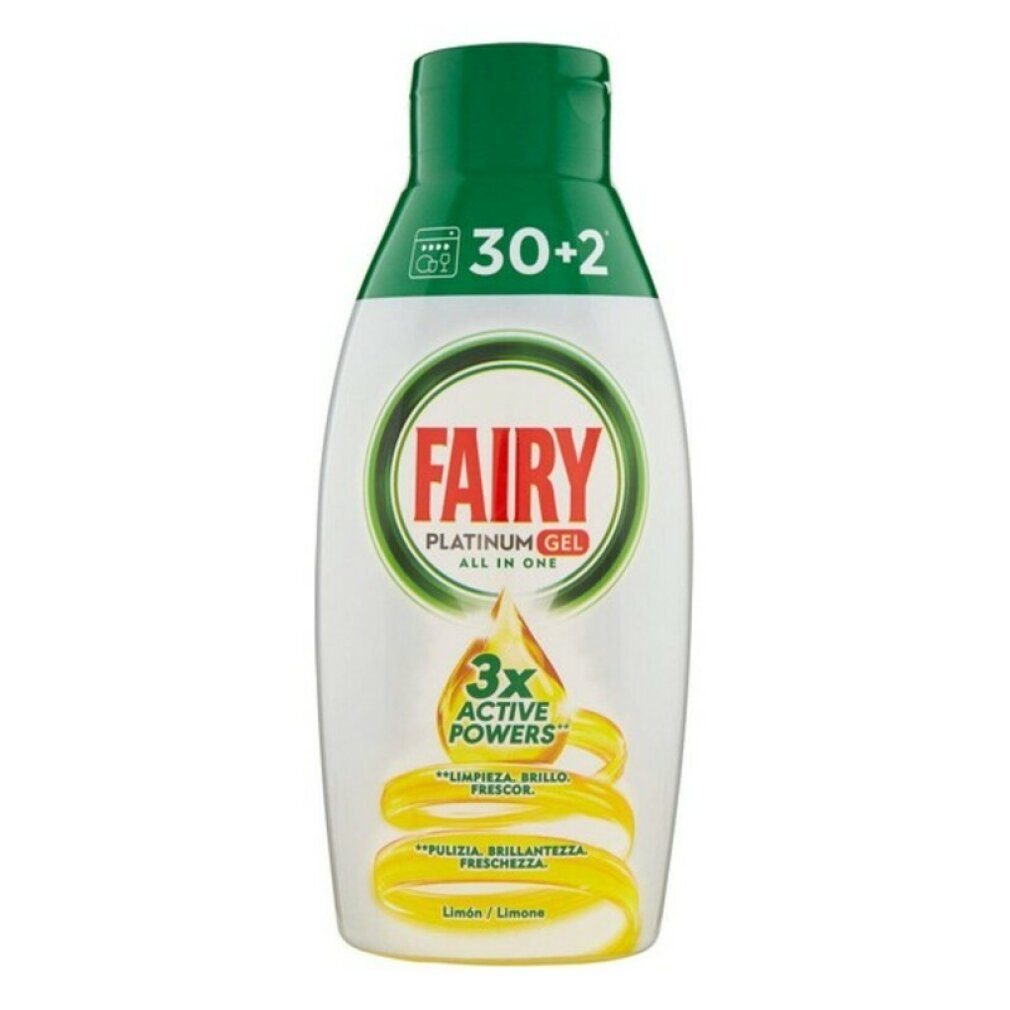 Fairy lavados PLATINUM gel Duft-Set 32 FAIRY máquina limón