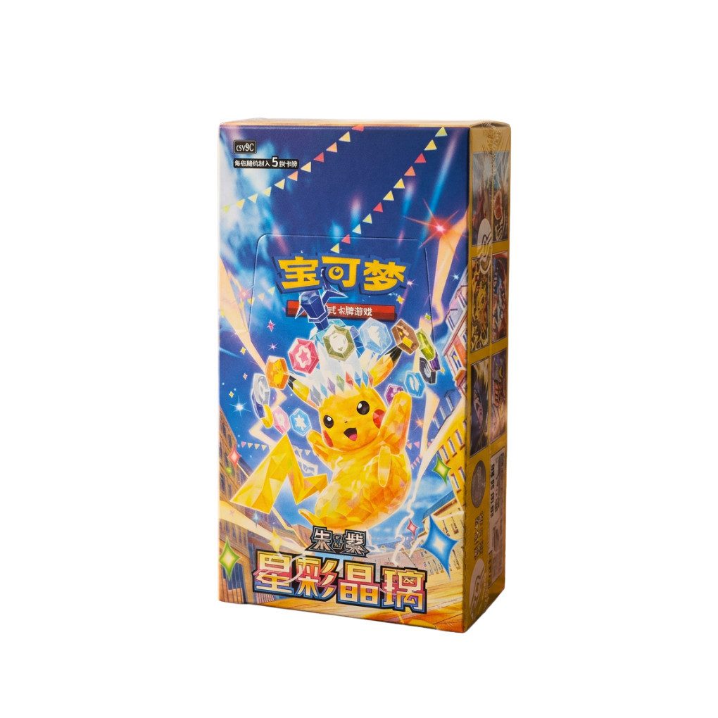 The Pokémon Company Sammelkarte Pokémon Stellar Crystal Slim Booster Display Chinesisch