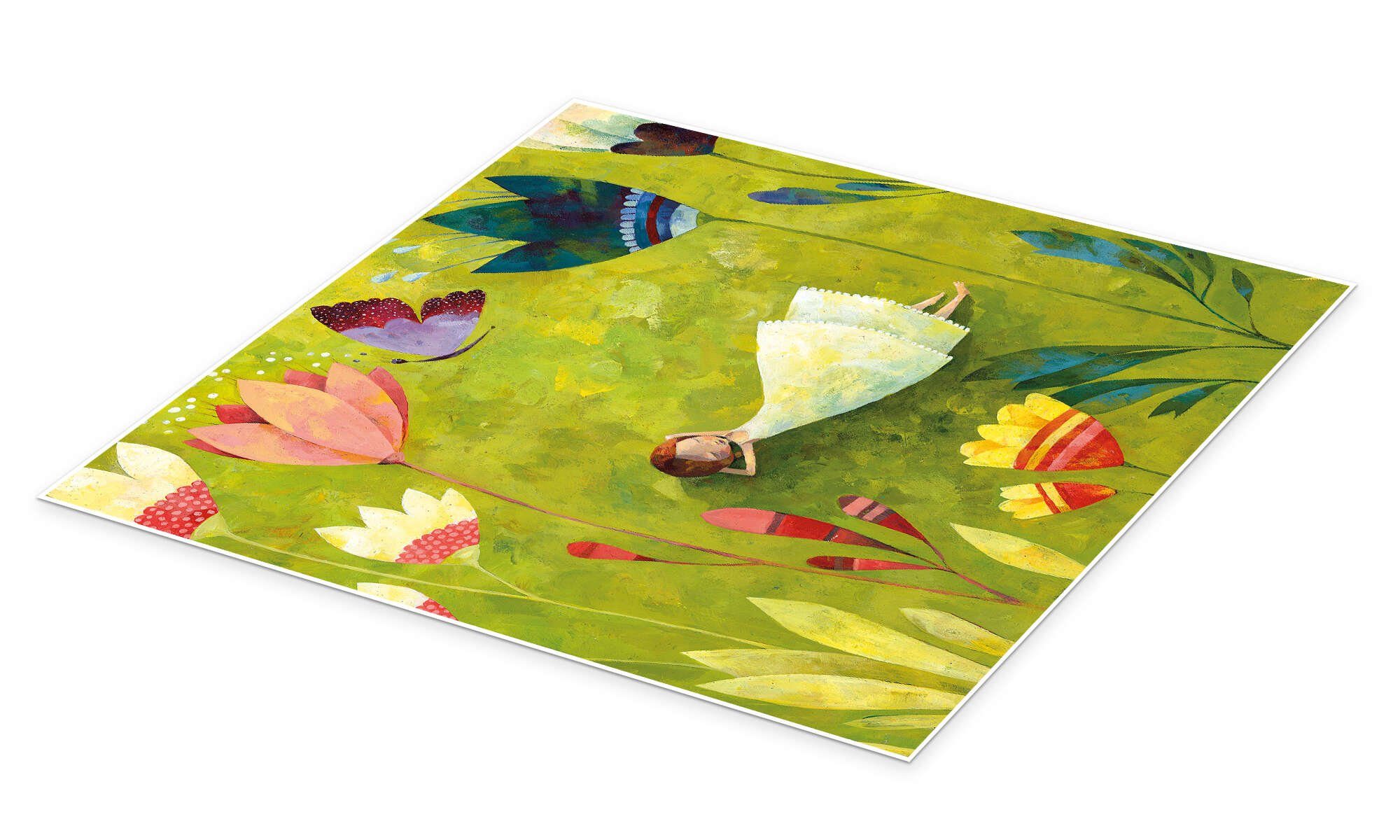 Posterlounge Poster Aurelie Blanz, Blumenwiese, Kinderzimmer günstig online kaufen
