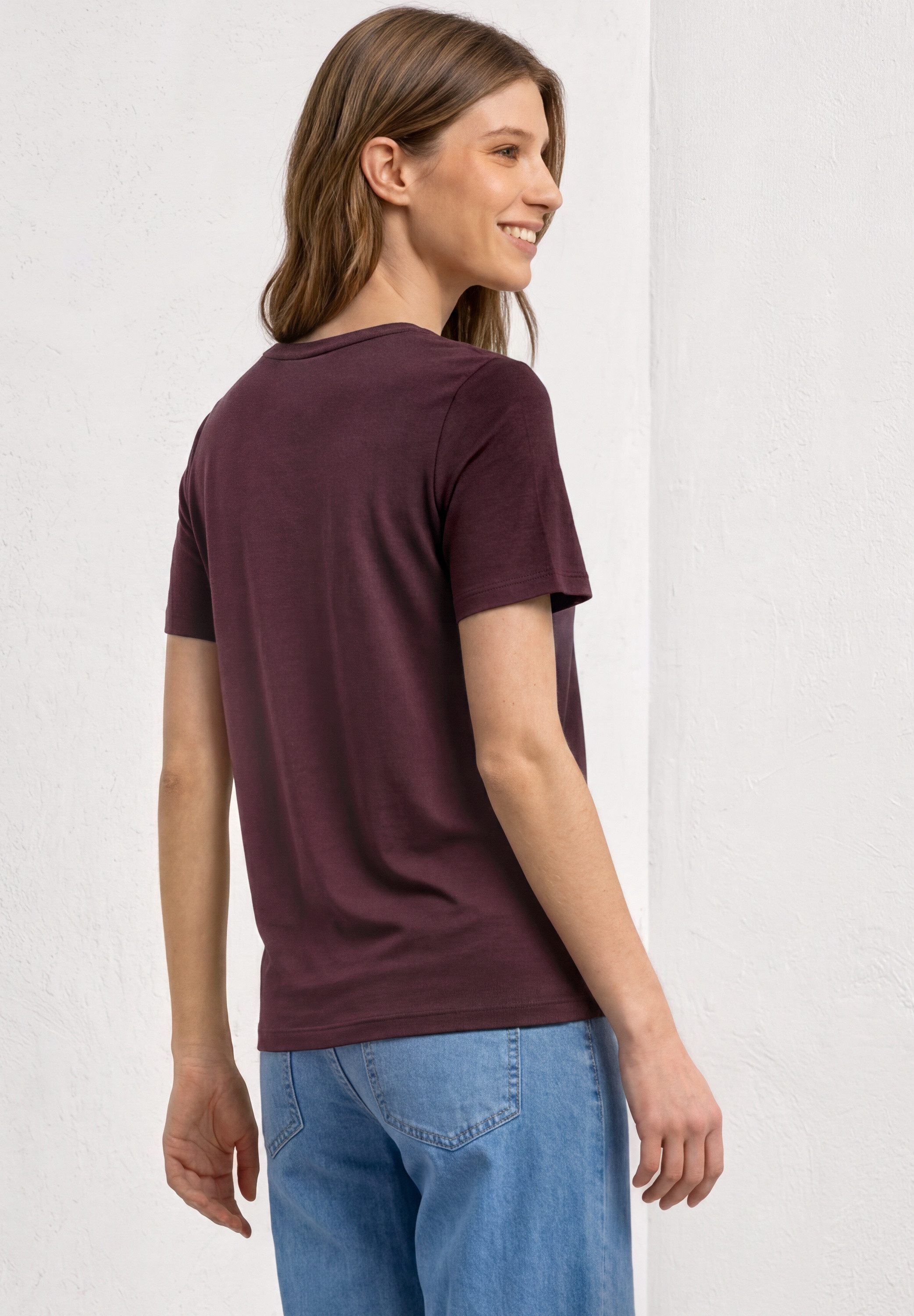 STREET ONE T-Shirt im soften Baumwoll-Mix