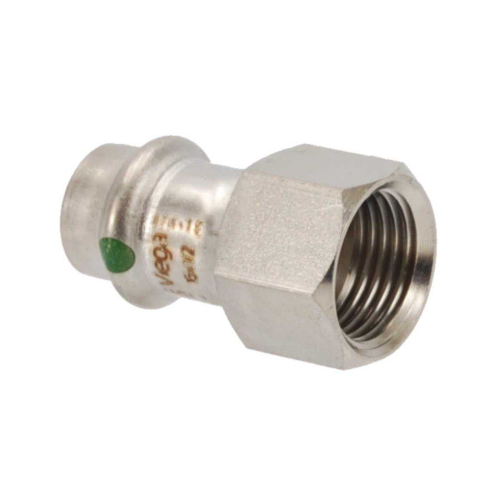 Wasserrohr Viega Sanpress Inox Übergangsstück mit IG, Modell 2312, 35 mm x 1 1/4"