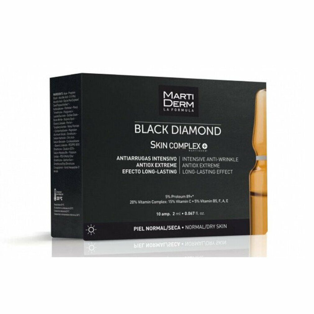 Martiderm Gesichtsmaske Martiderm Black Diamond Anti-Wrinkle Ampullen (10 x)