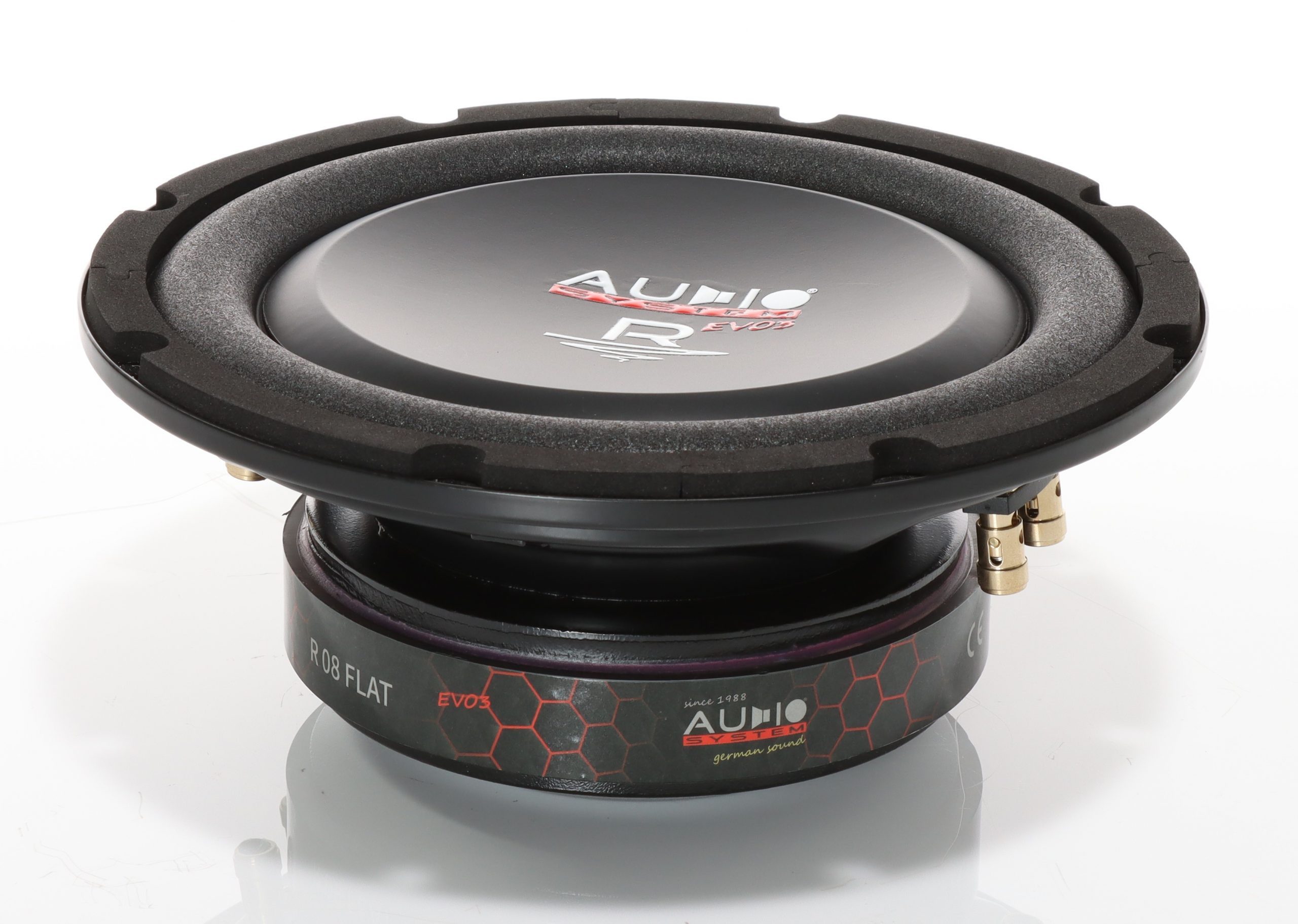 Audio System Audio System R08 FLAT EVO3-D4 Subwoofer 20cm Auto-Subwoofer
